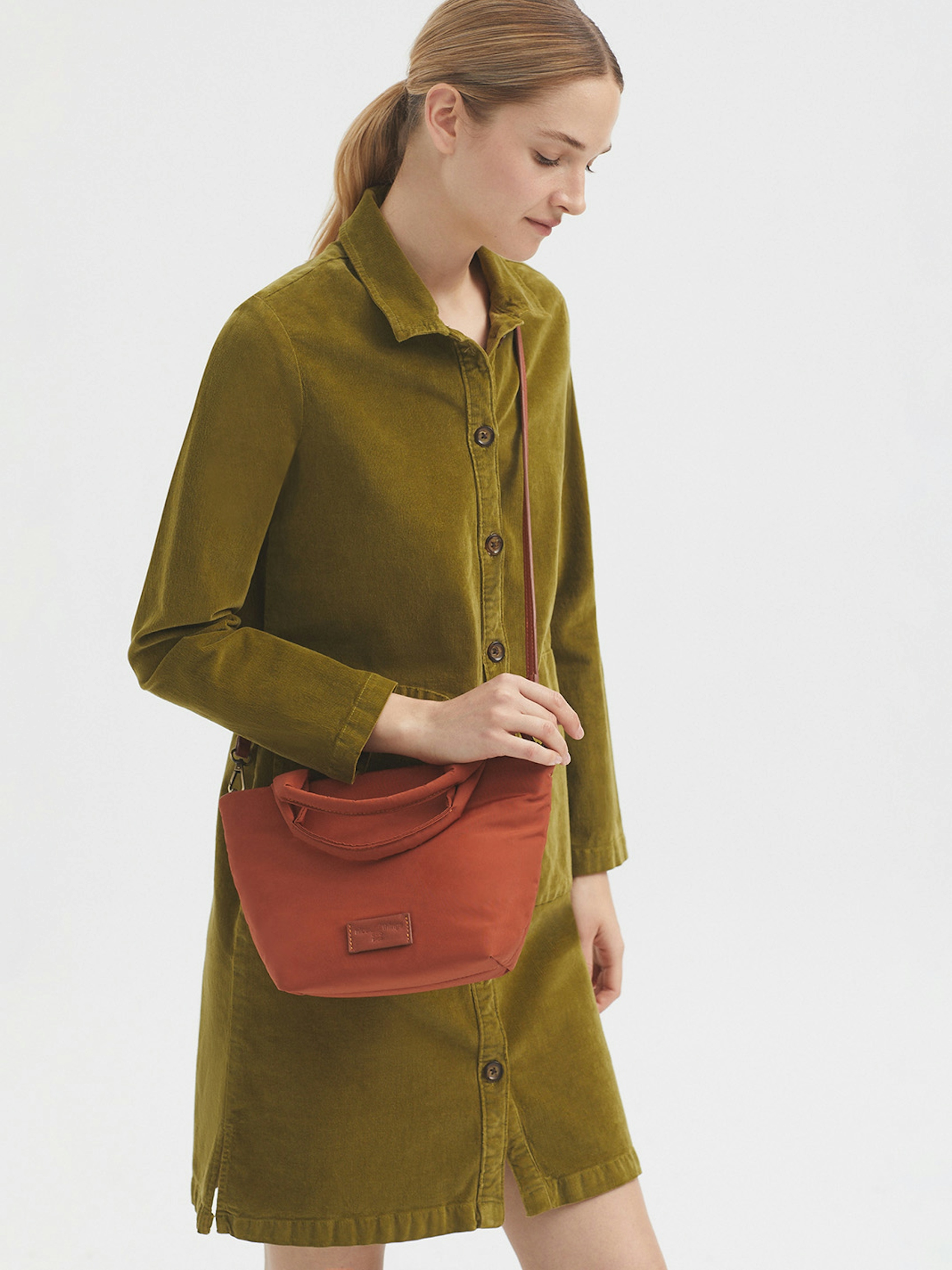 Bolso cesto acolchado