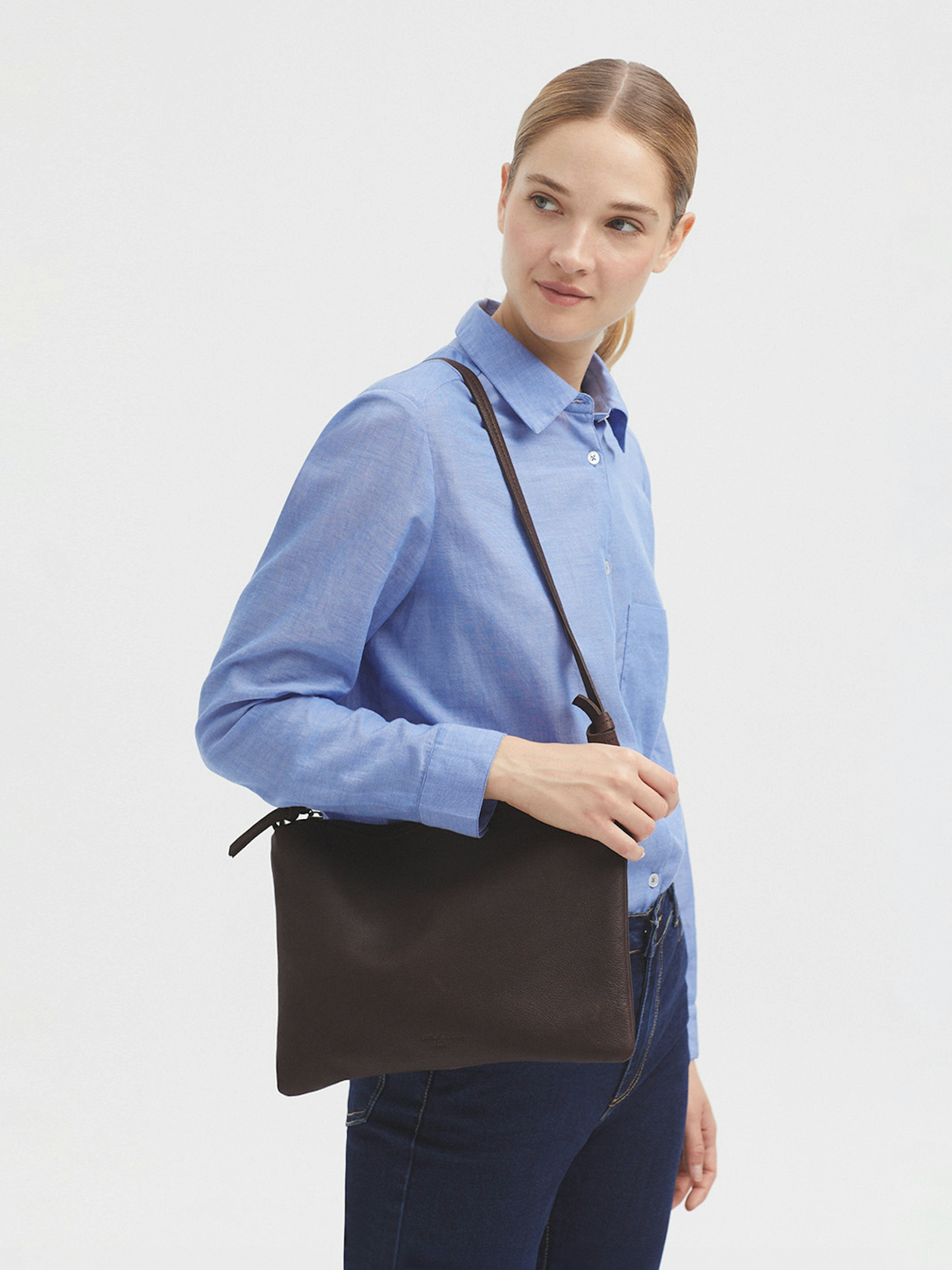 Bolso piel detalle nudos 0
