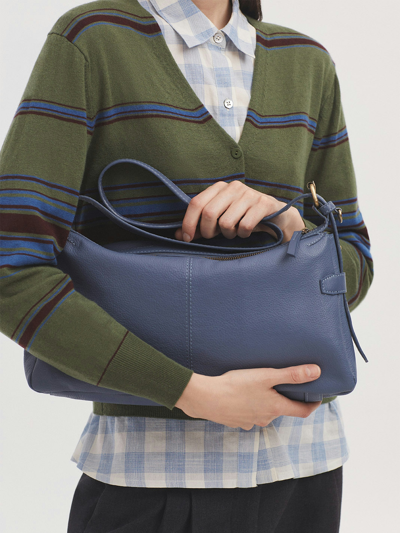 Sac trapèze en cuir 1