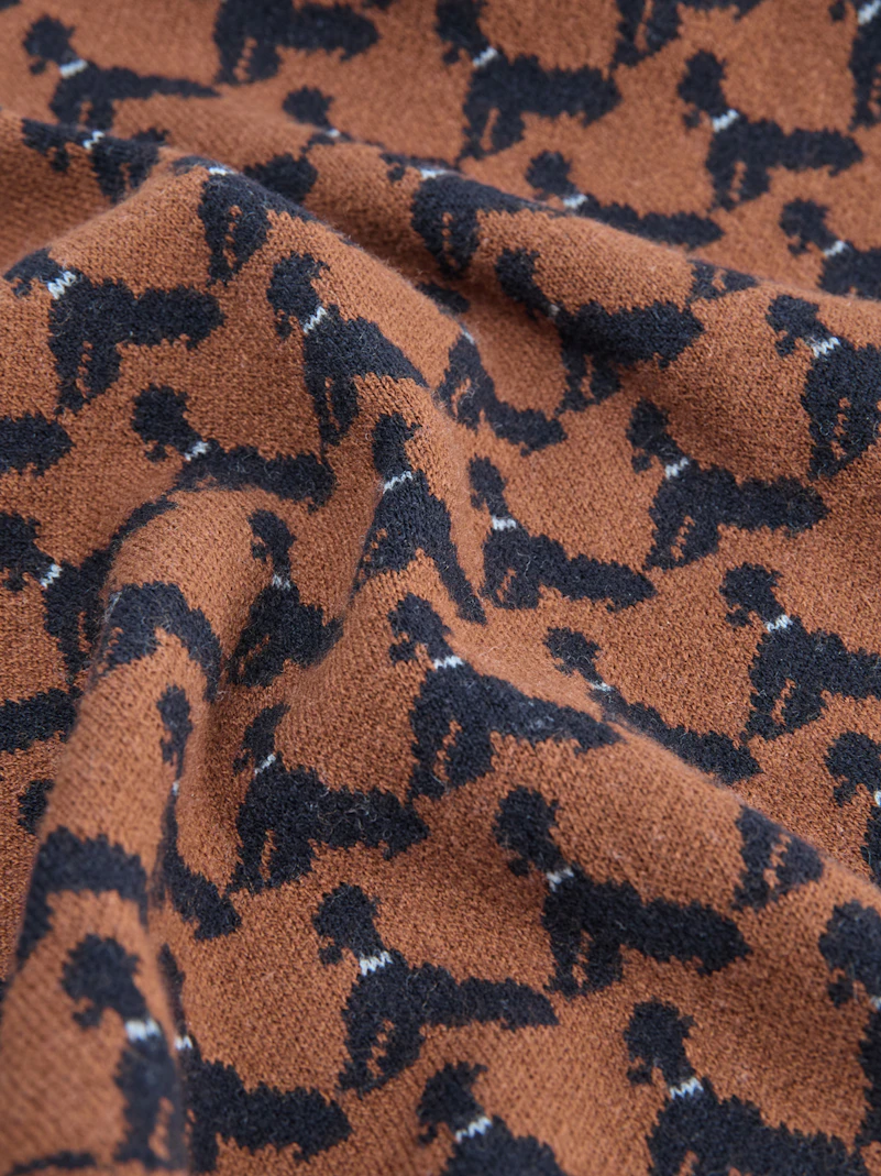 Bufanda triangular Poodles