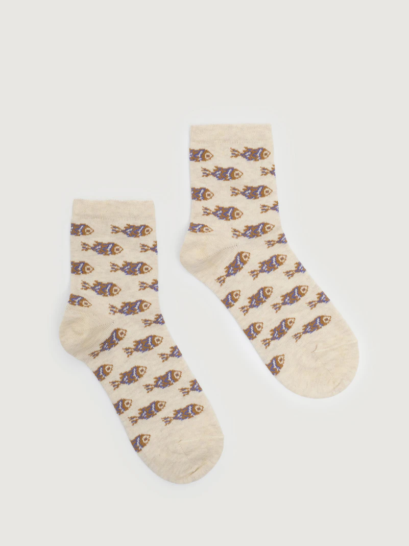 Ithaca fish socks