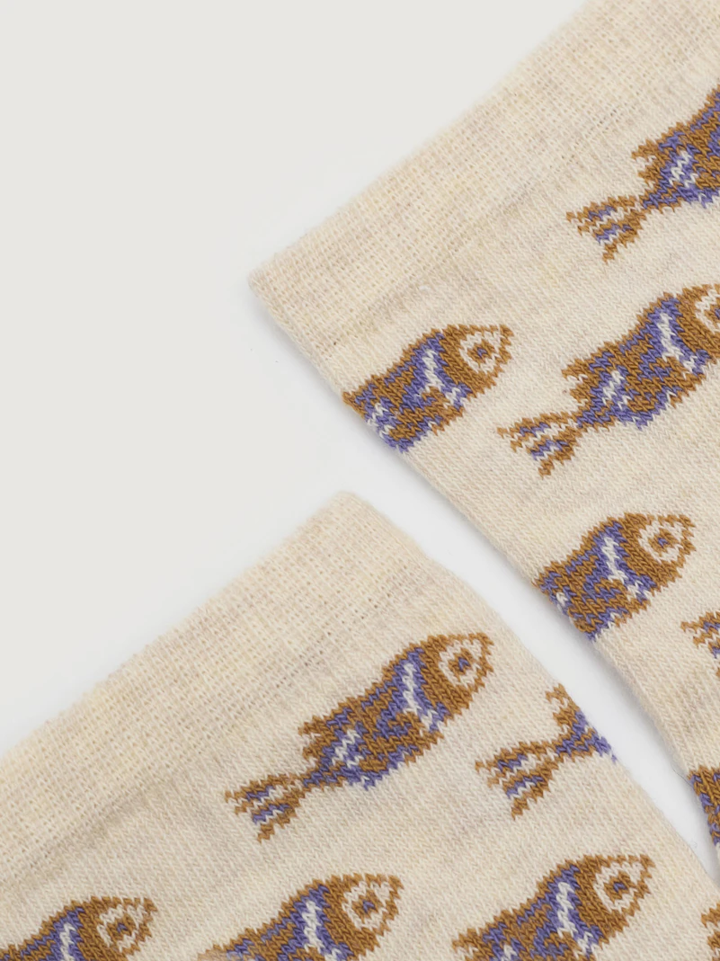 Ithaca fish socks