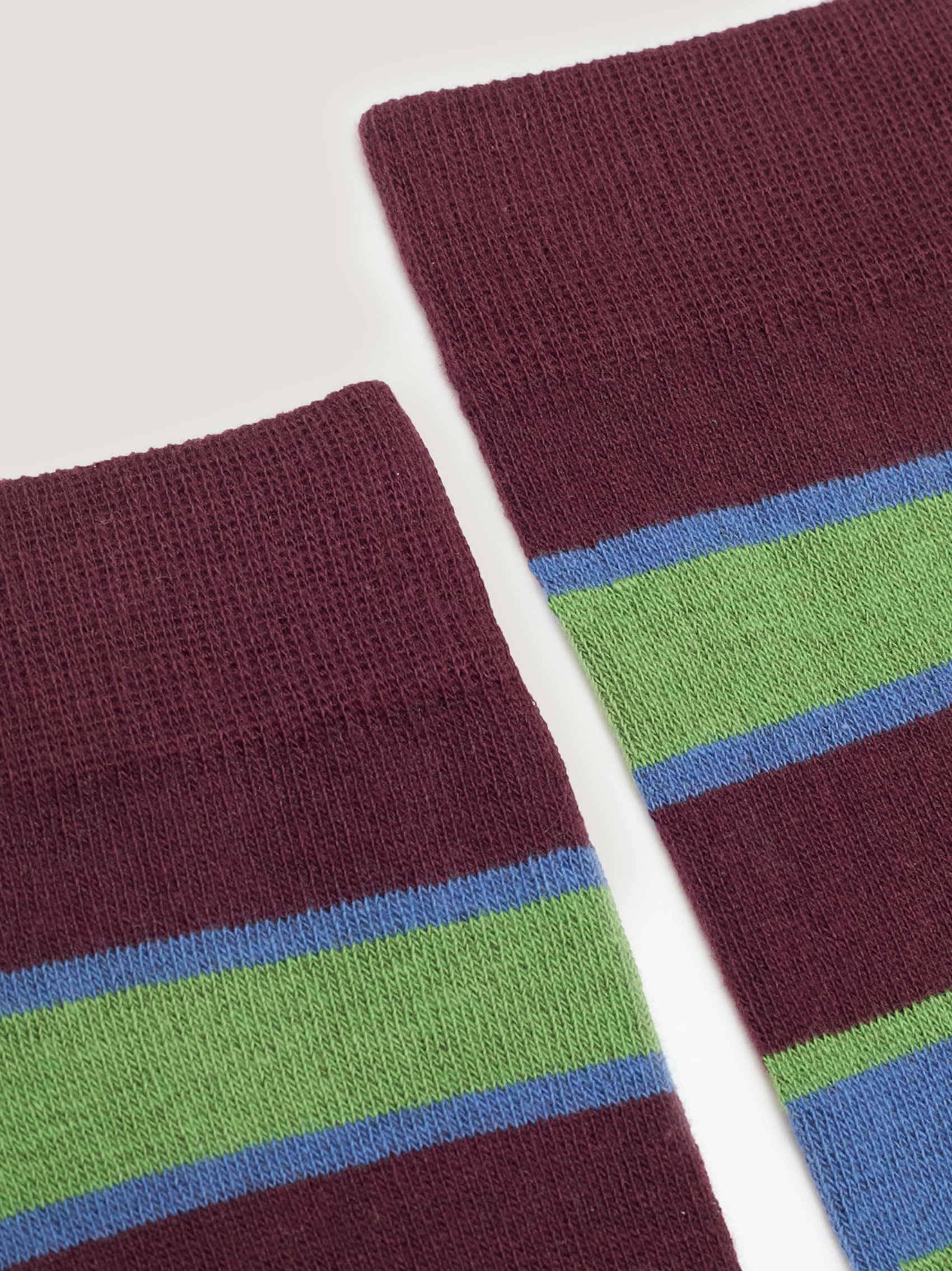 Chaussettes à longues rayures