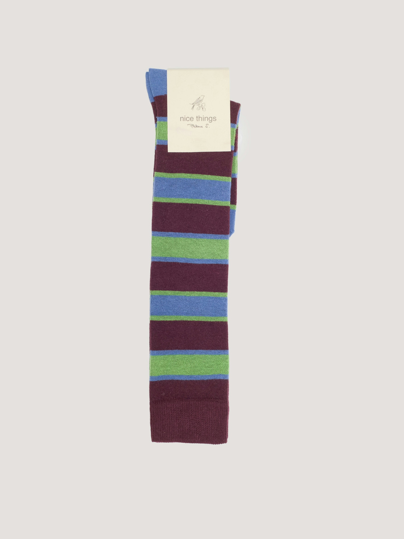 Chaussettes à longues rayures
