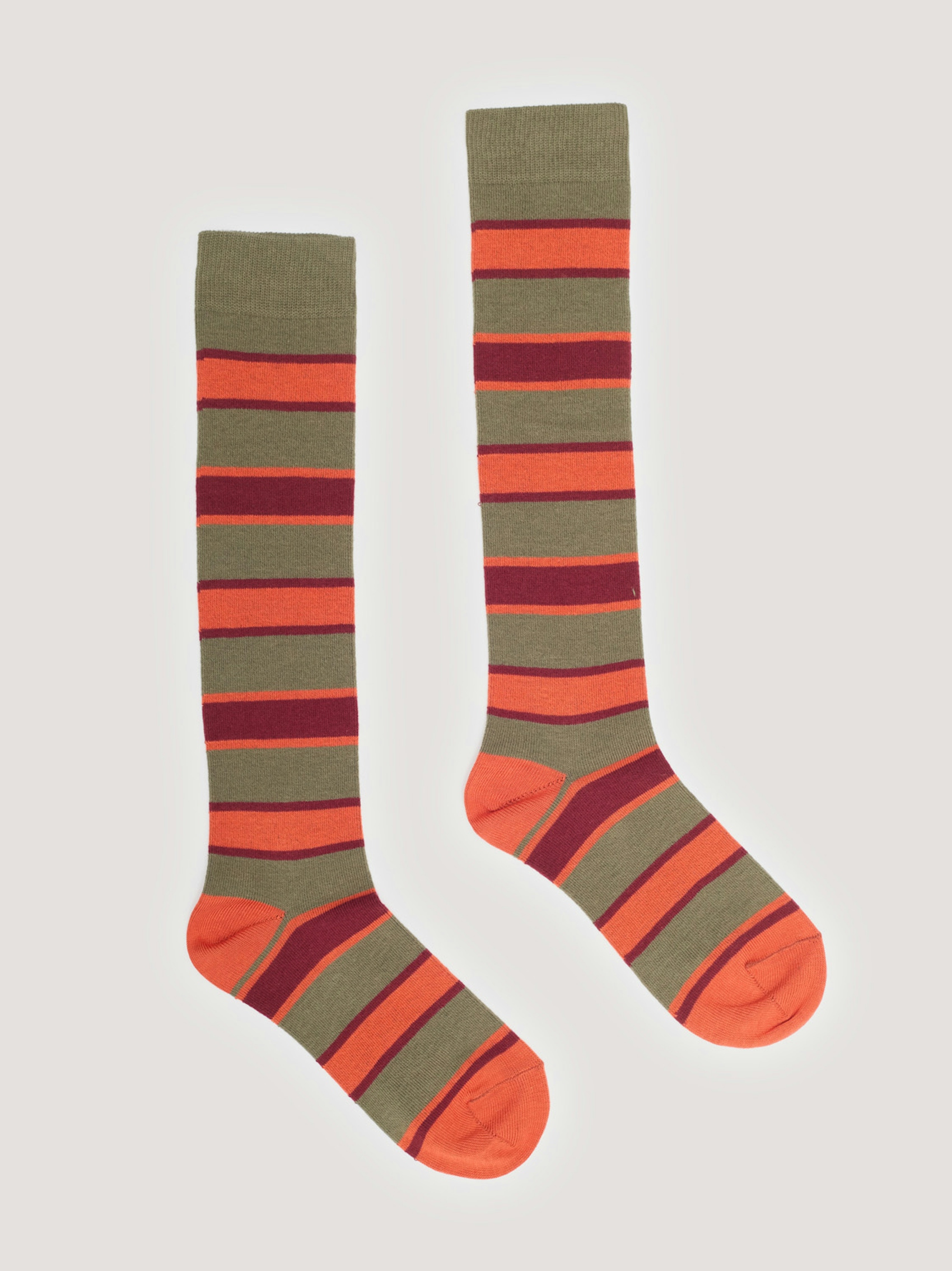 Chaussettes à longues rayures
