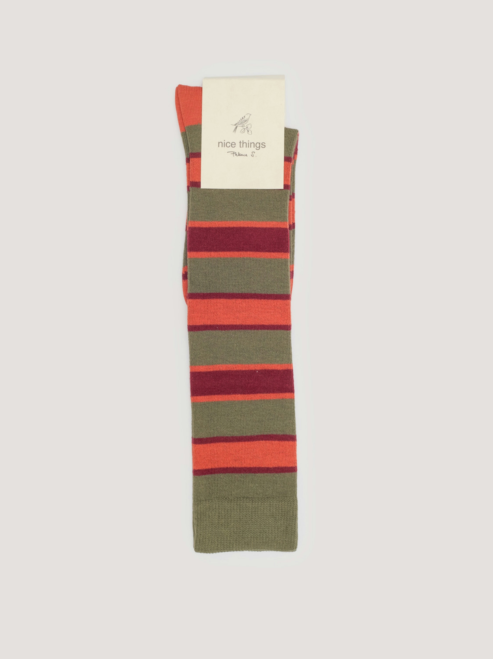 Chaussettes à longues rayures
