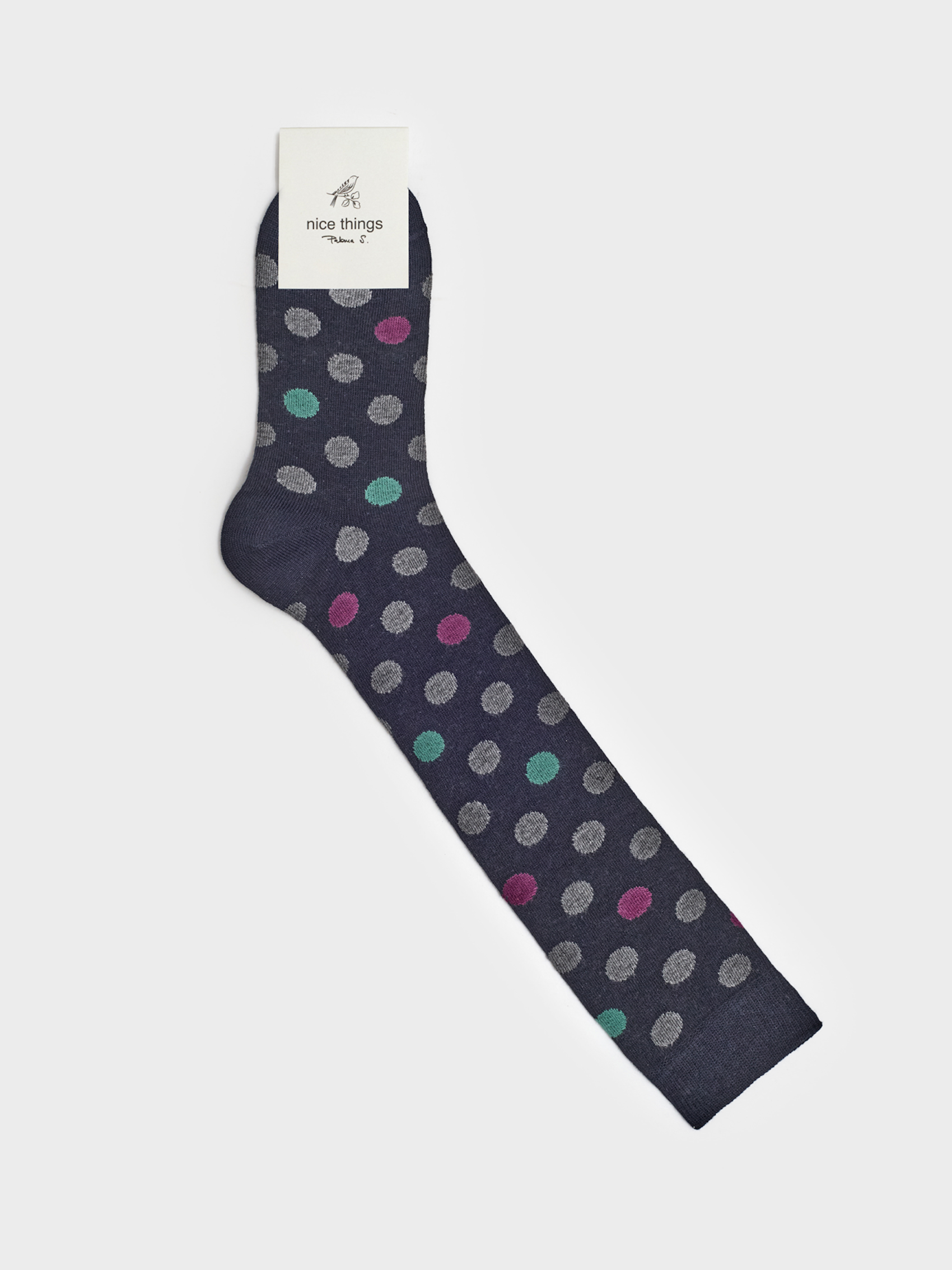 Polka dot long socks 2