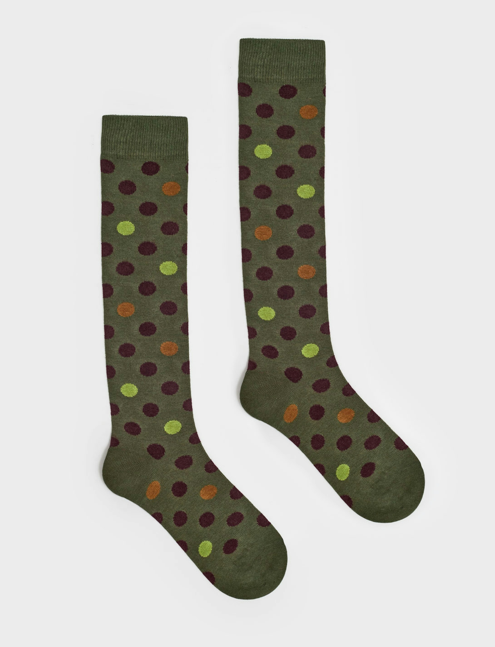 Calcetines largos topos