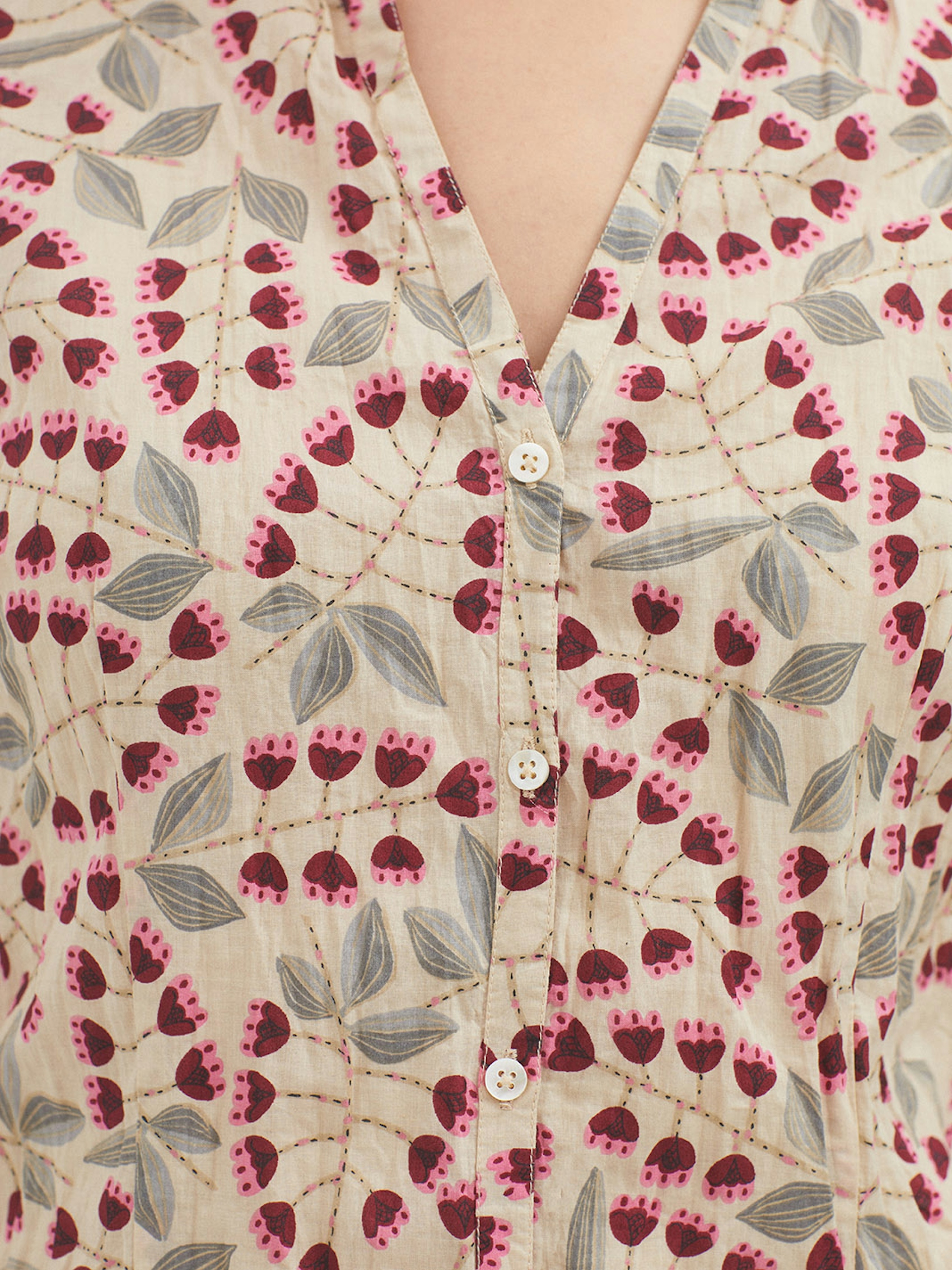 Camisa #98 Samoa Flowers