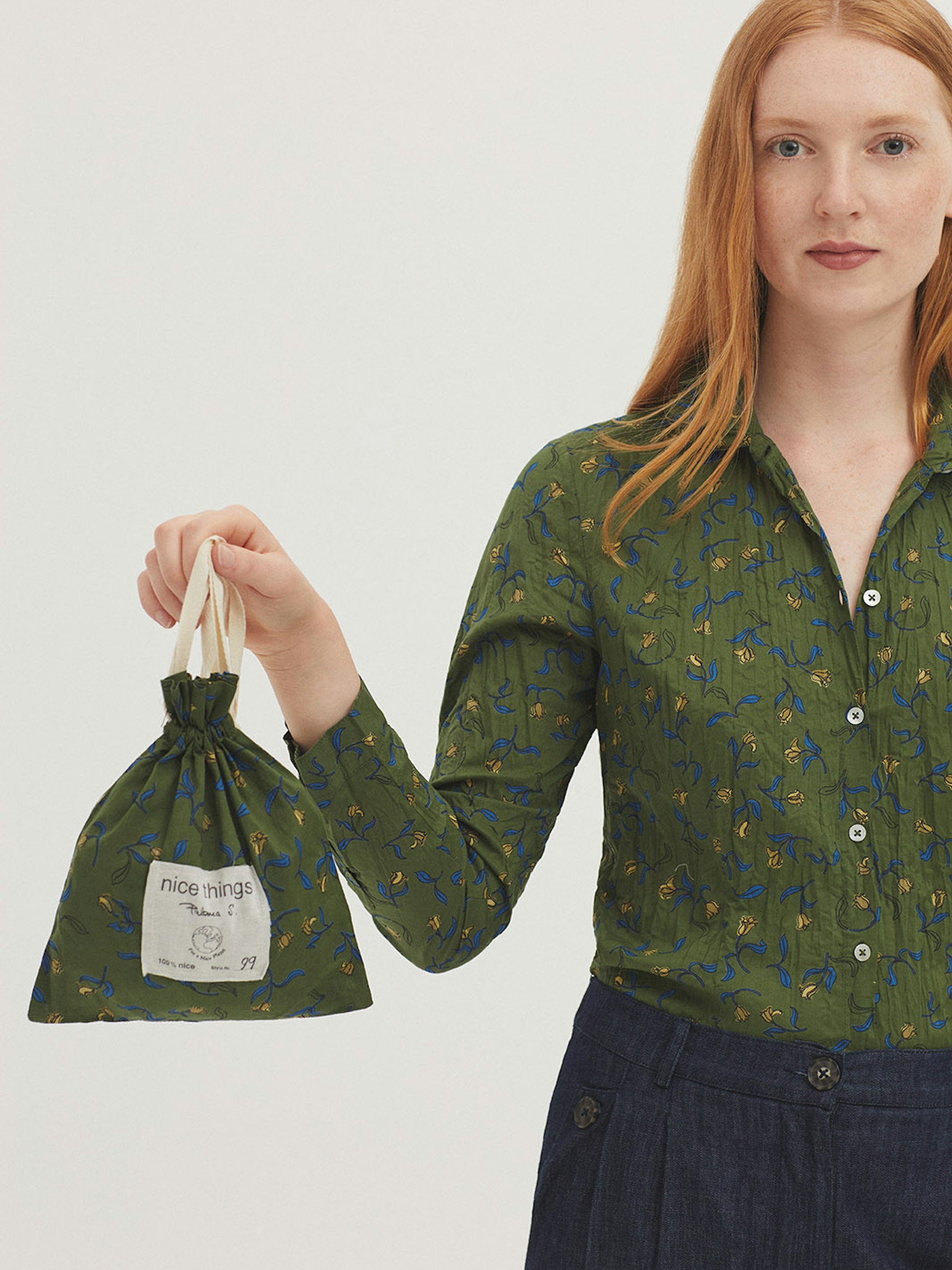 Camisa #99 Small Tulips