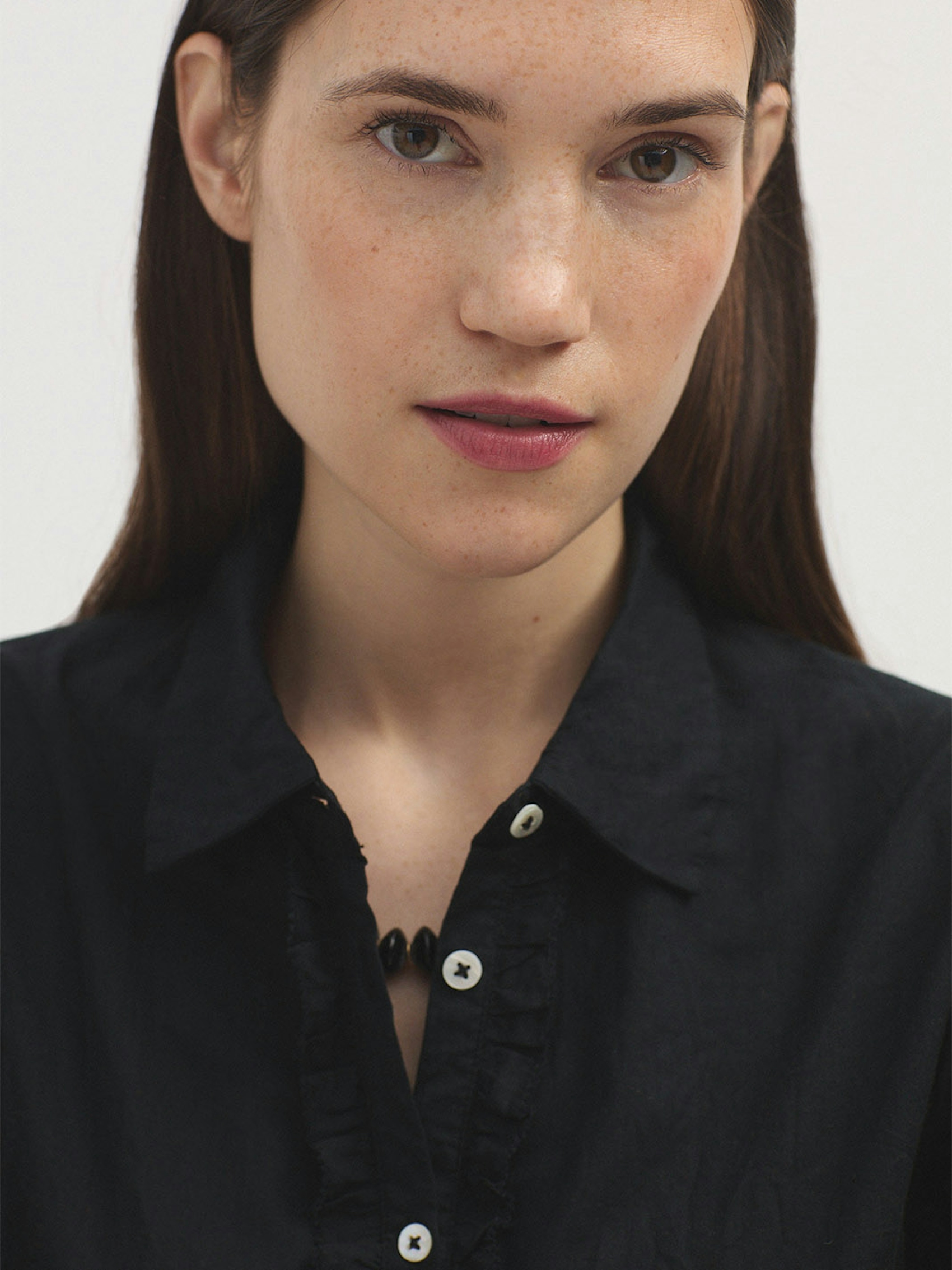 Ruffled front #99 shirt