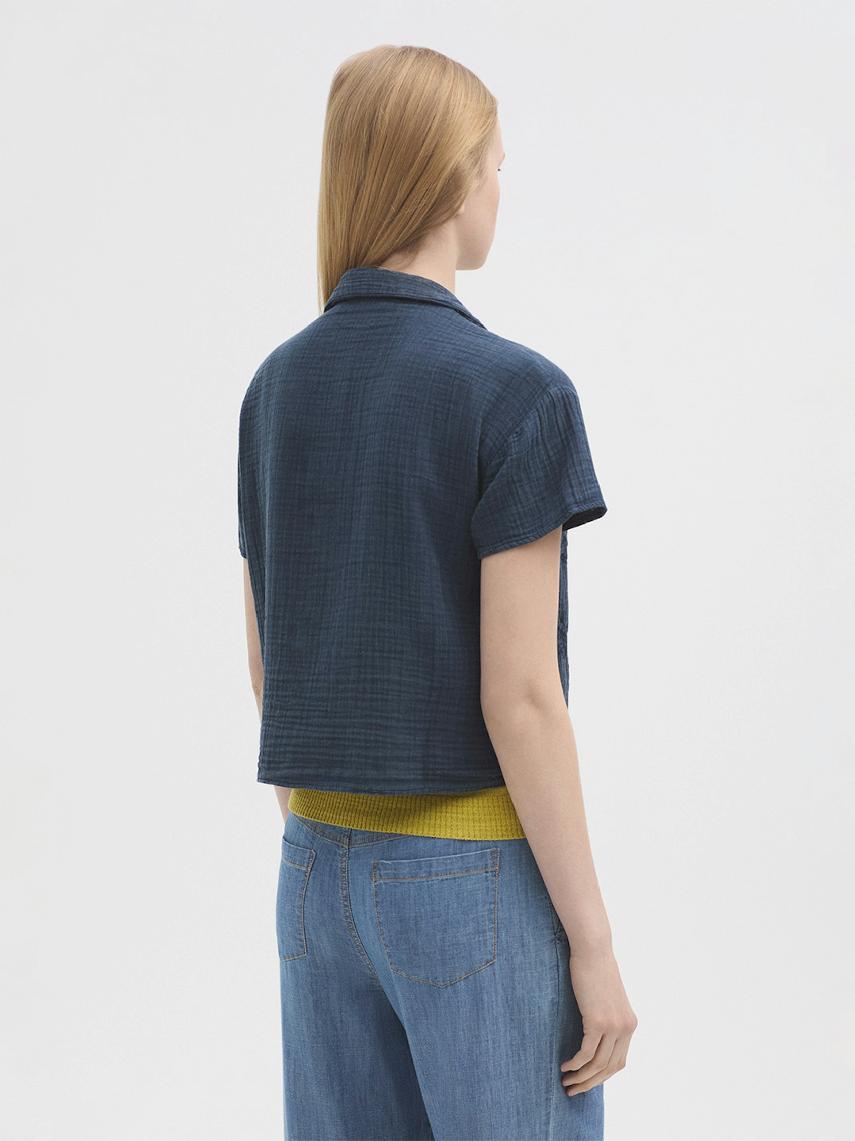 Camisa bordada algodón