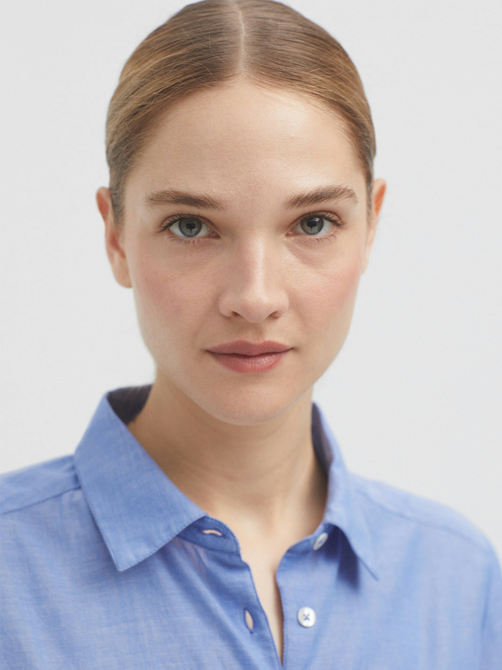 Cotton chambray shirt