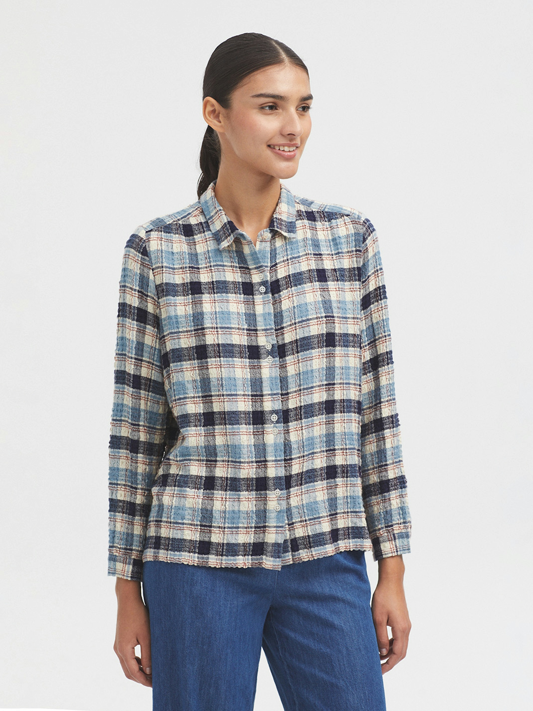 Button down plaid shirt 4
