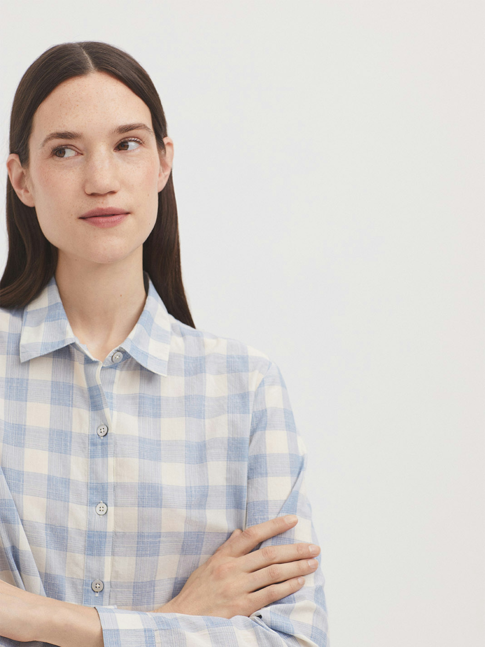 Camisa cuadros líneas
