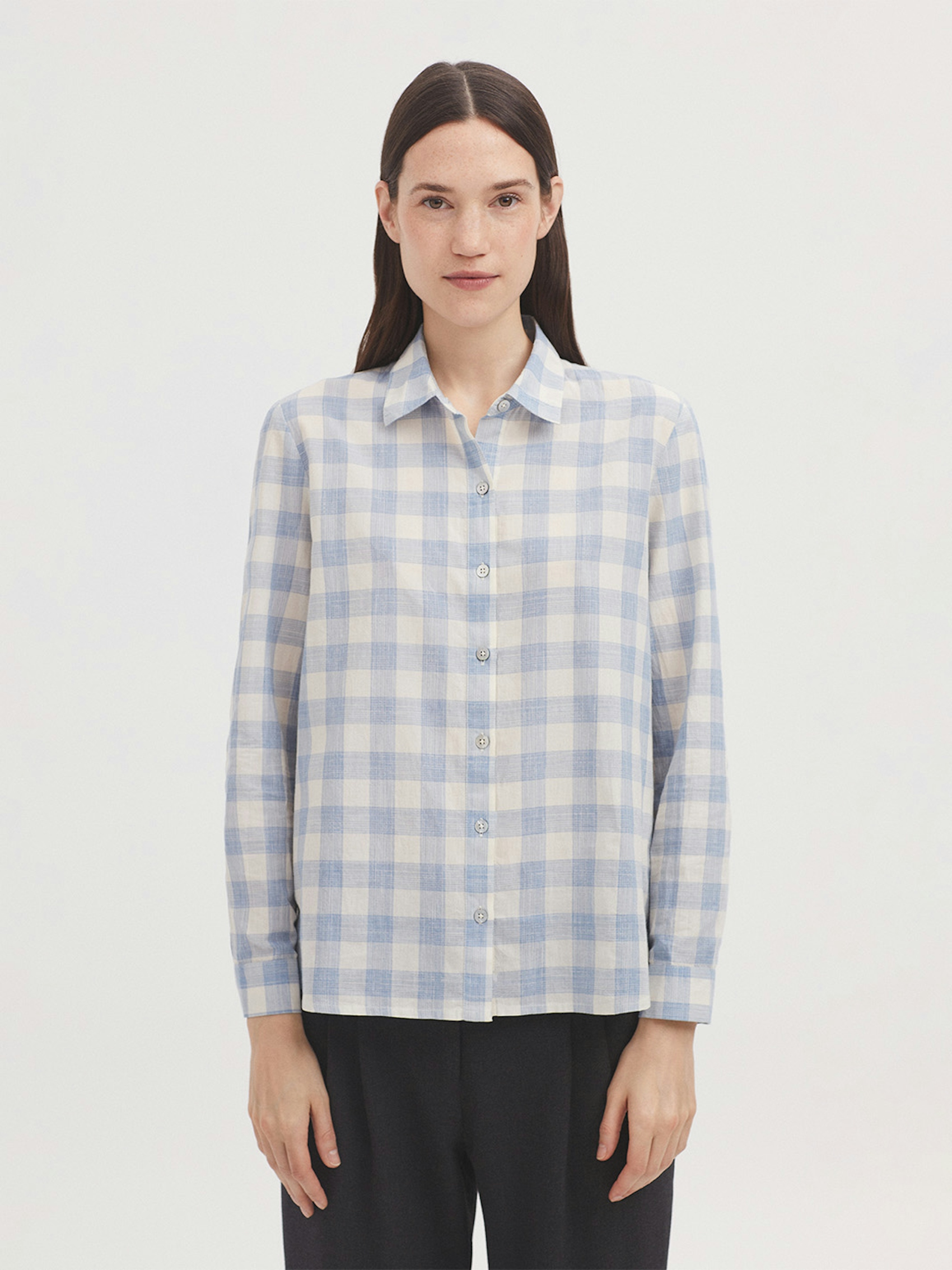 Camisa cuadros líneas