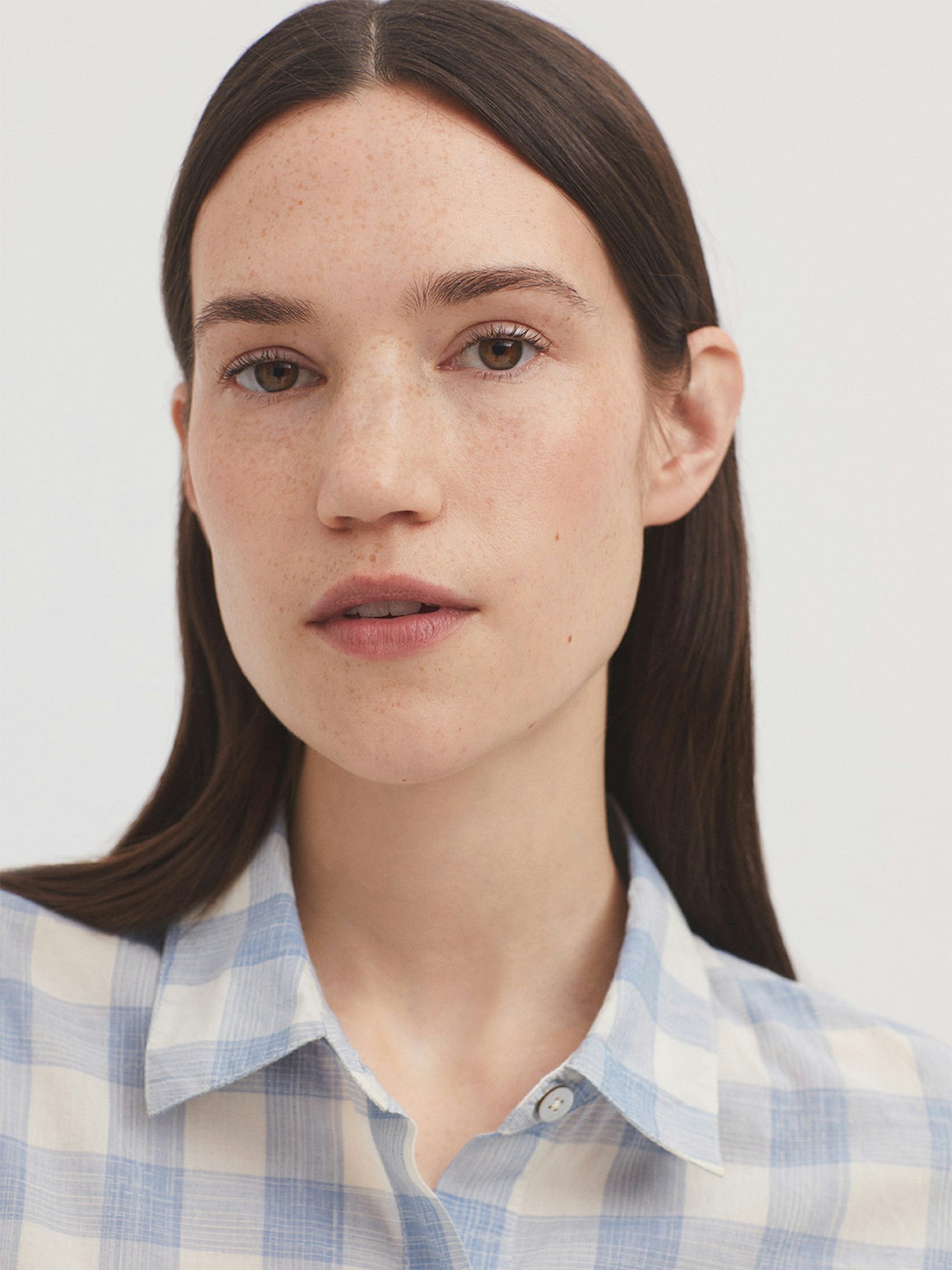 Camisa cuadros líneas