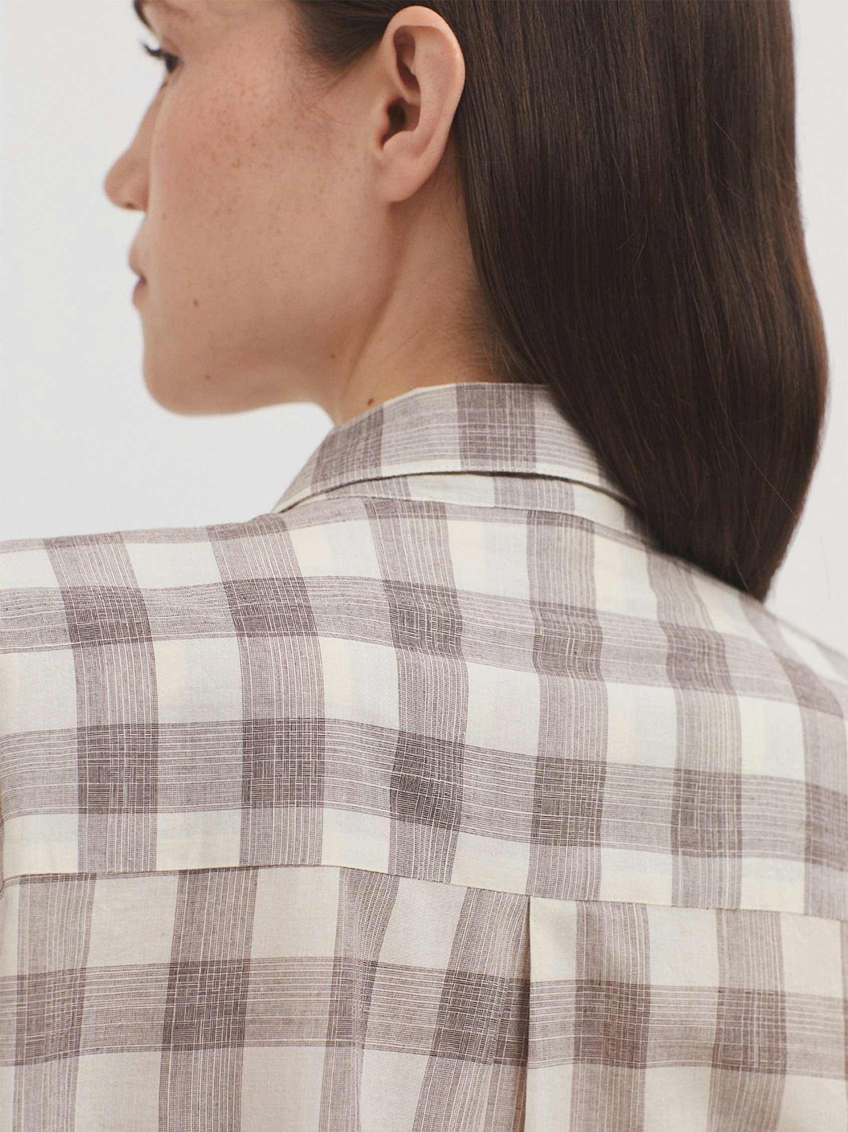 Camisa cuadros líneas