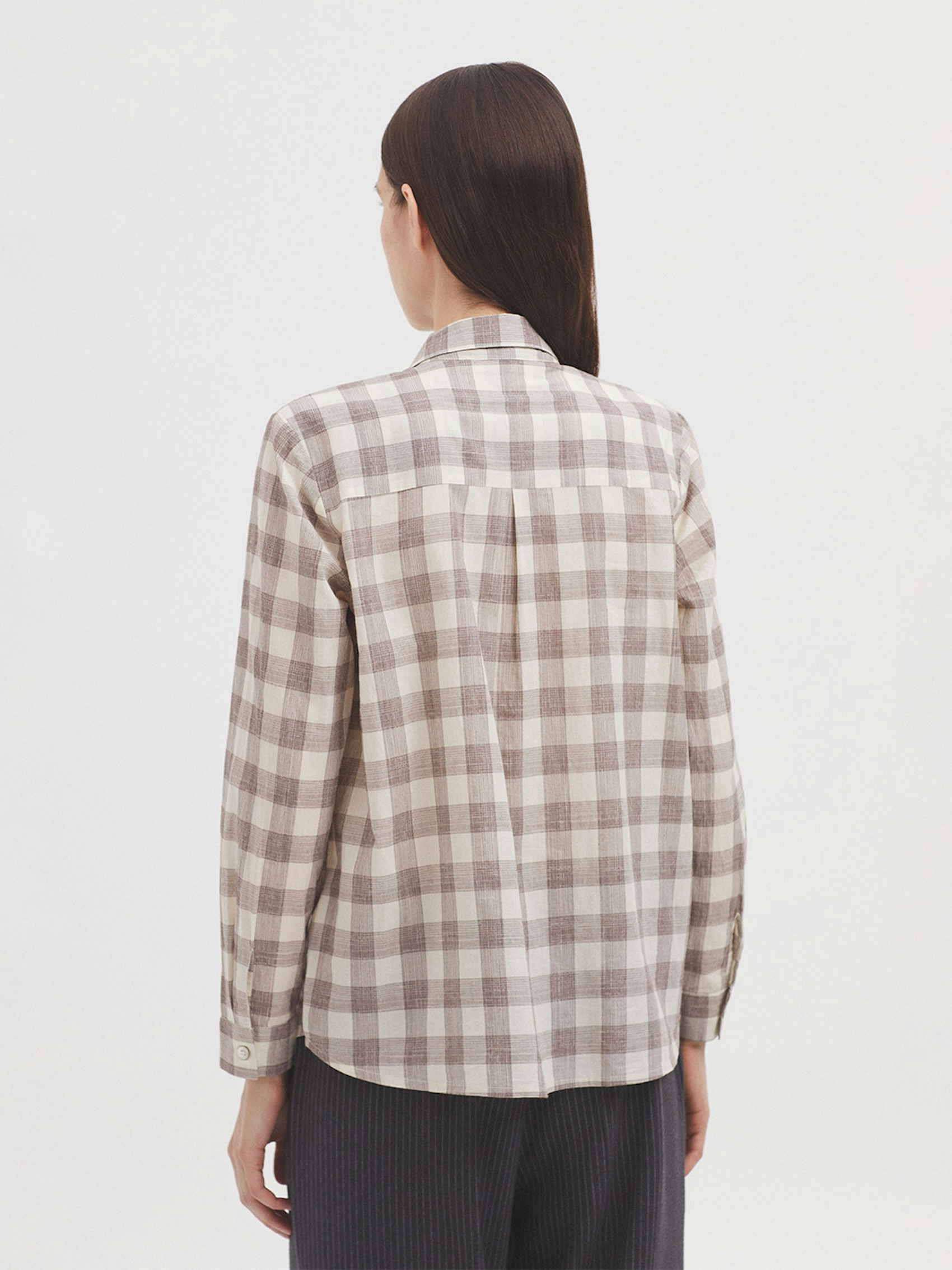 Camisa cuadros líneas