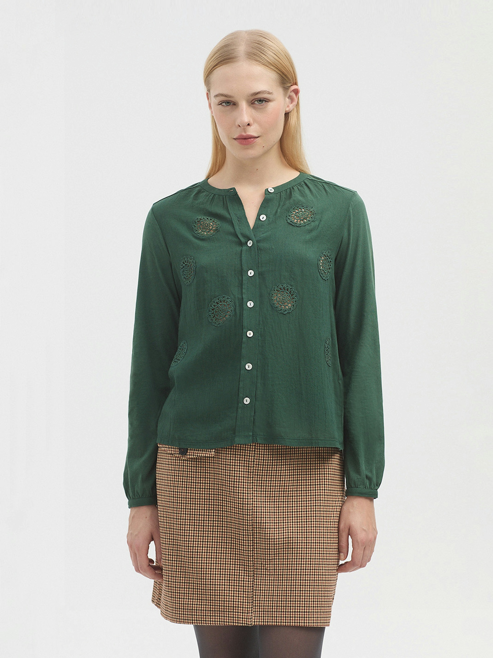 BCI cotton floral shirt