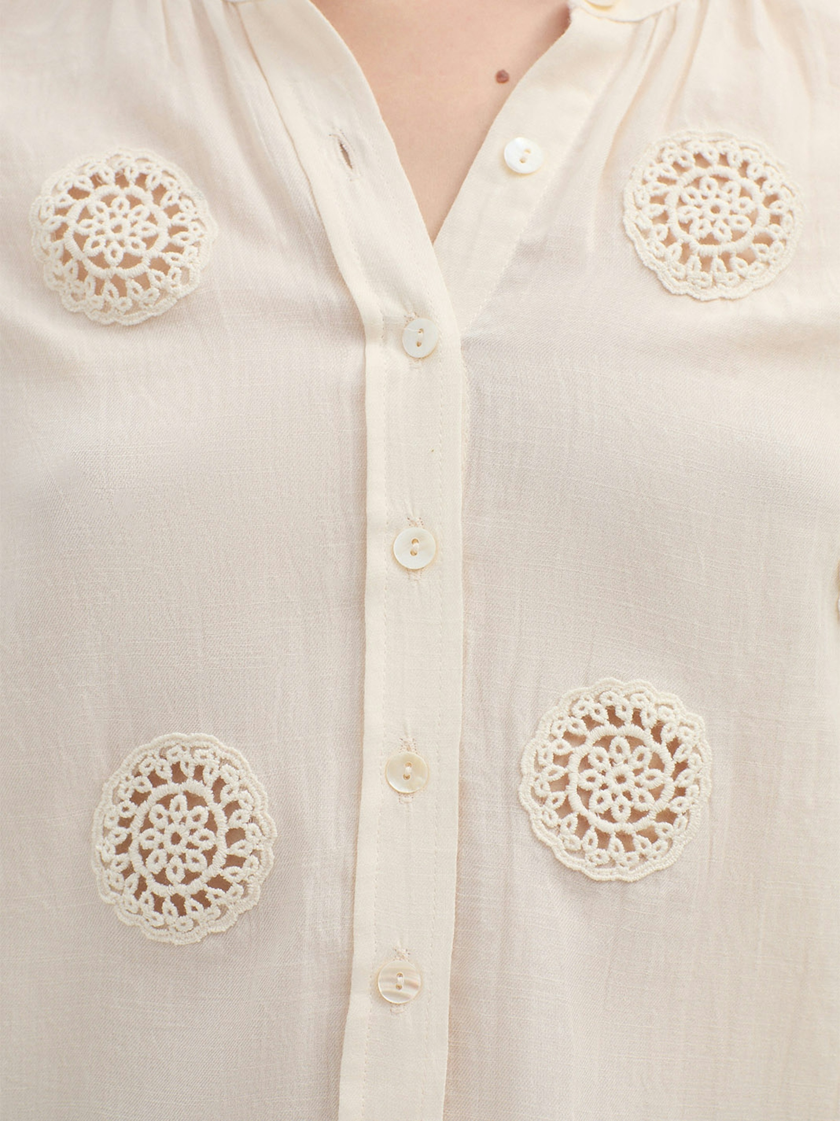 Camicia fiori cotone BCI 1