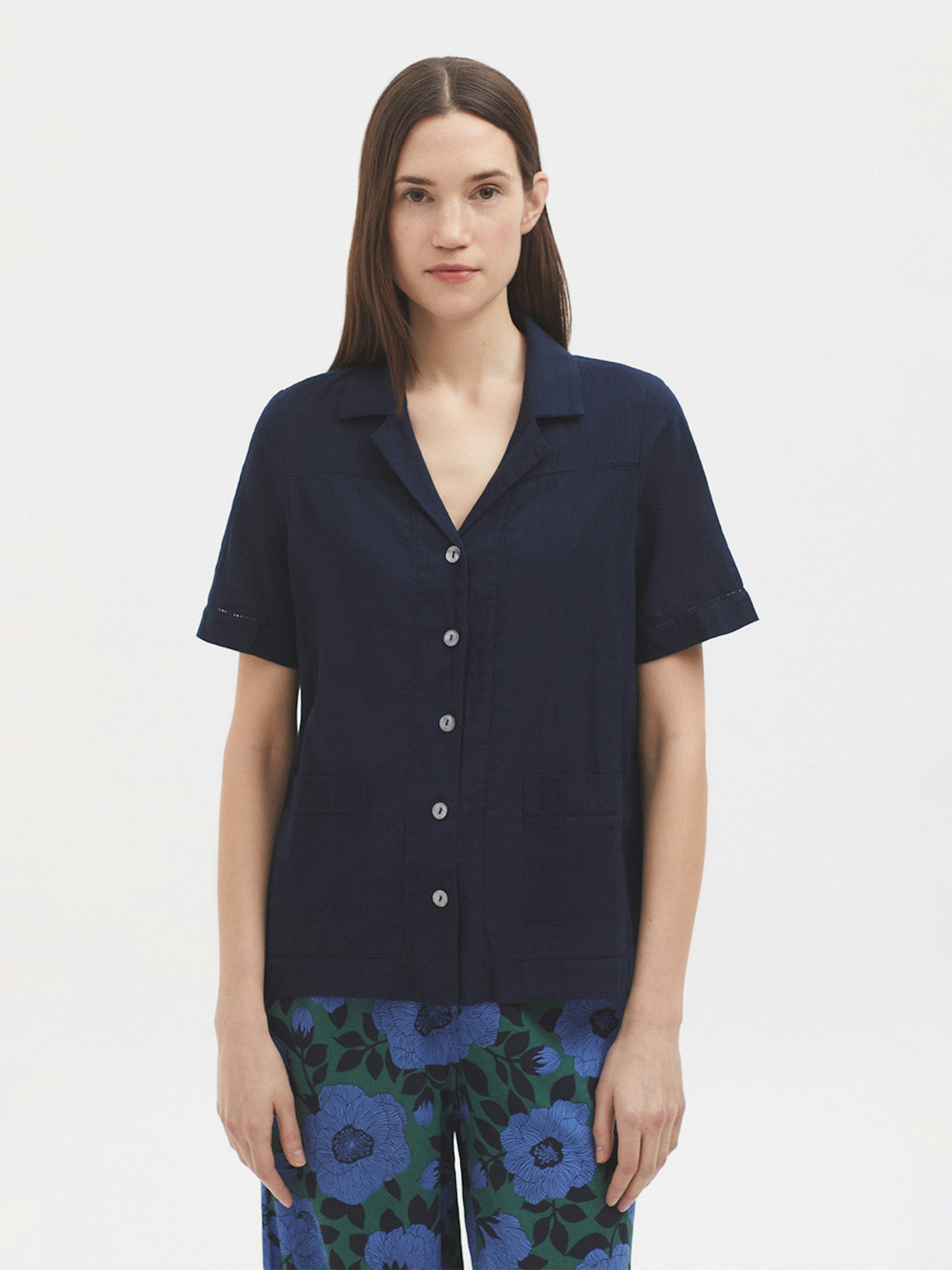 Camicia guayabera trafori