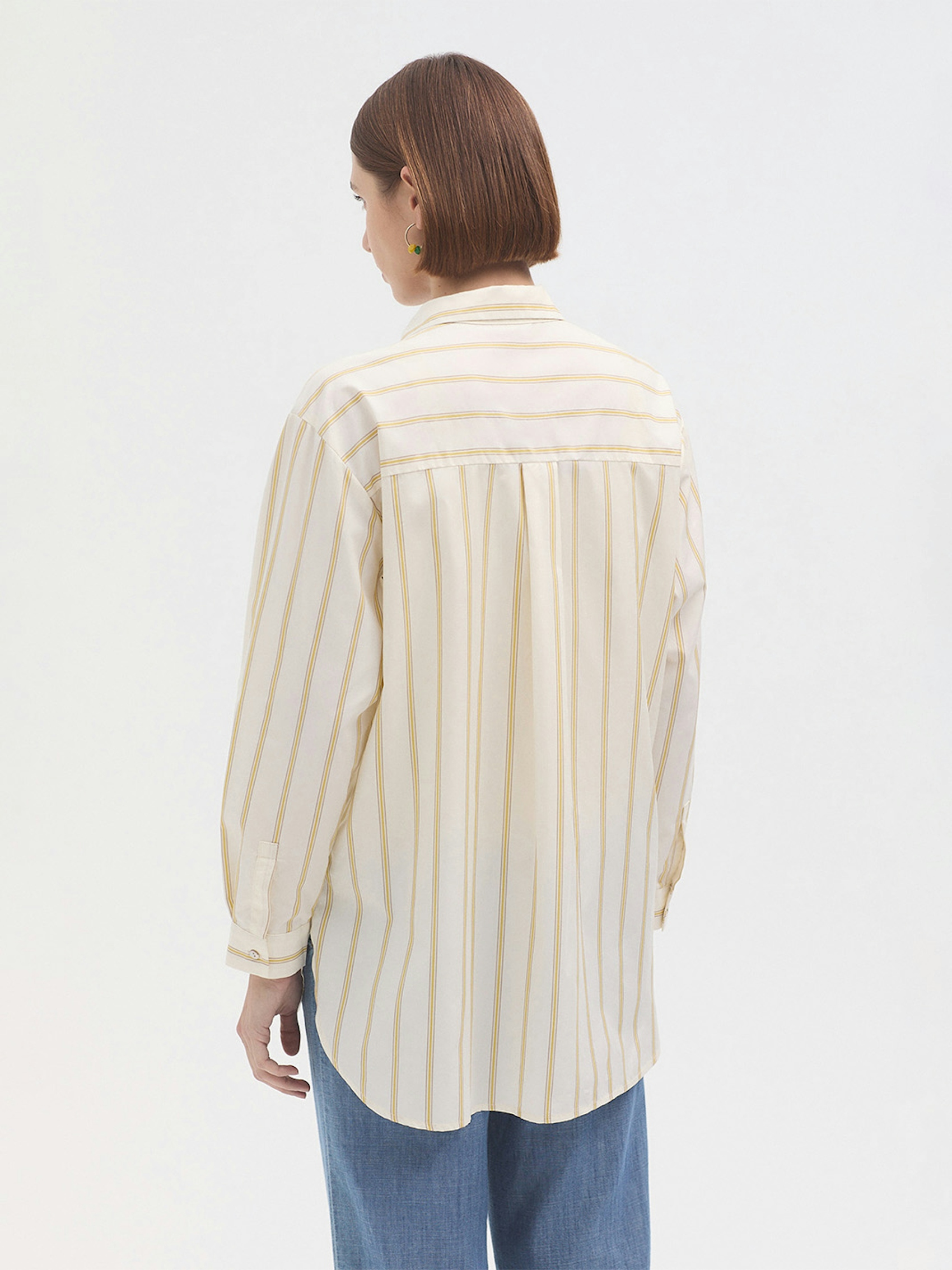Chemise popeline à rayures