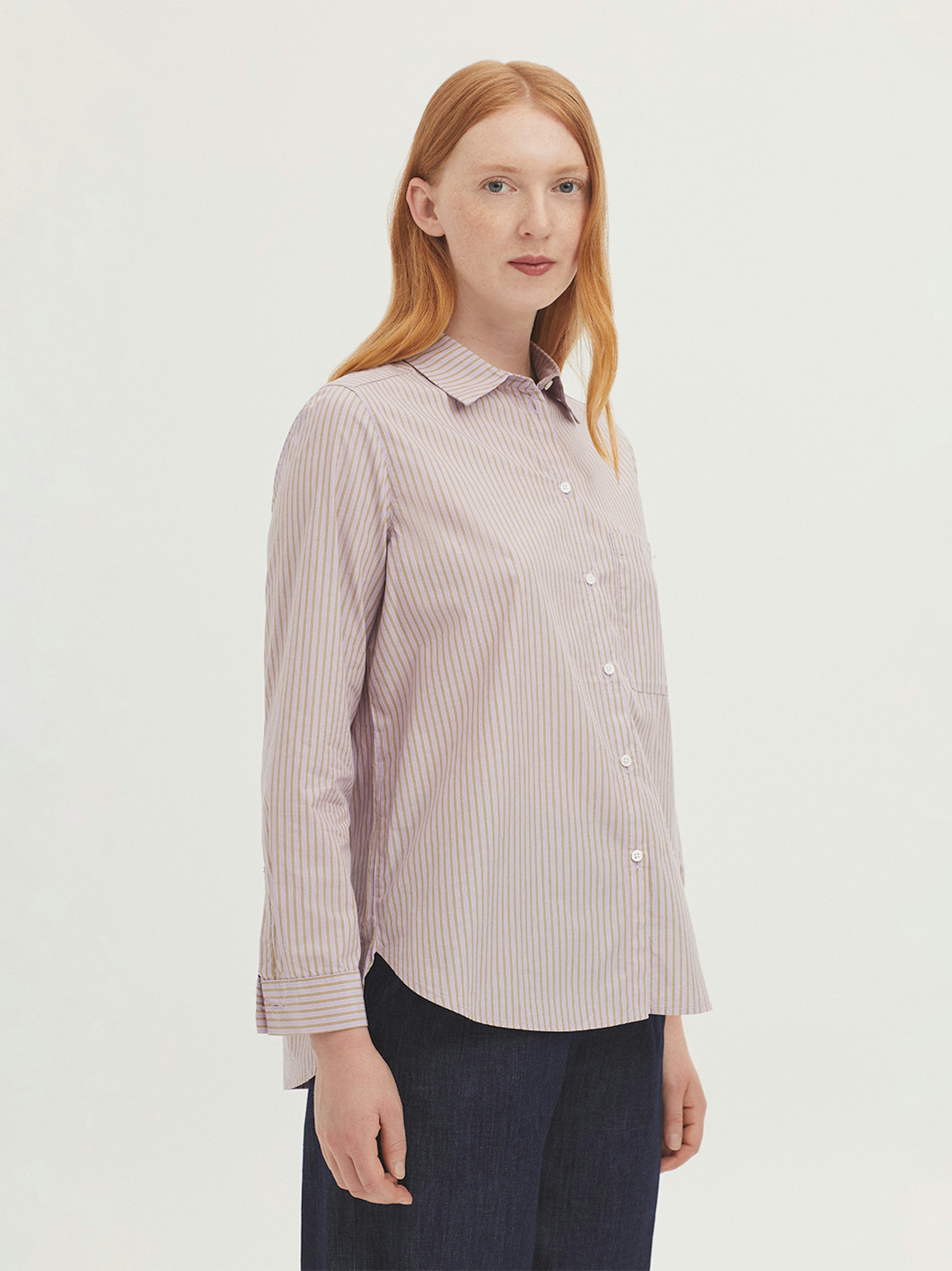 Camisa popelín rayas