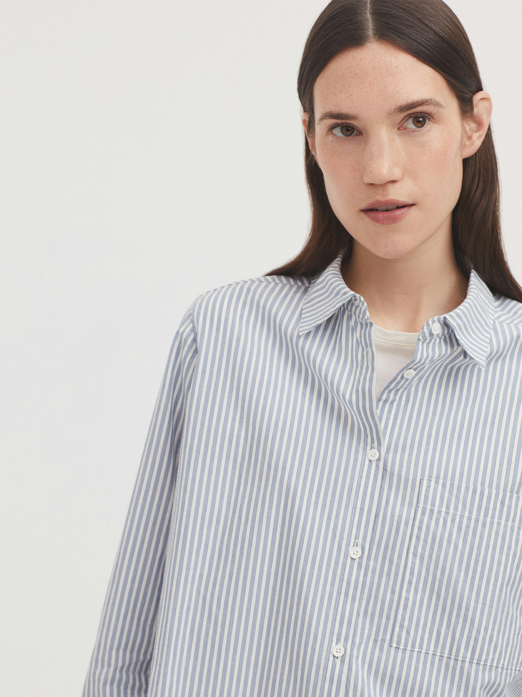 Striped poplin shirt 2
