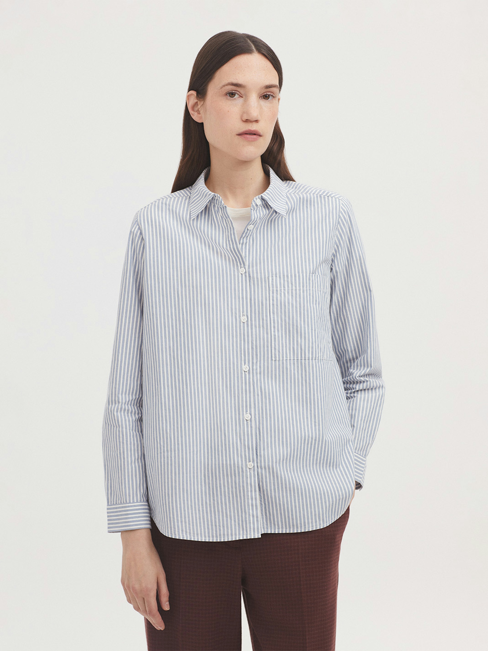 Striped poplin shirt 4