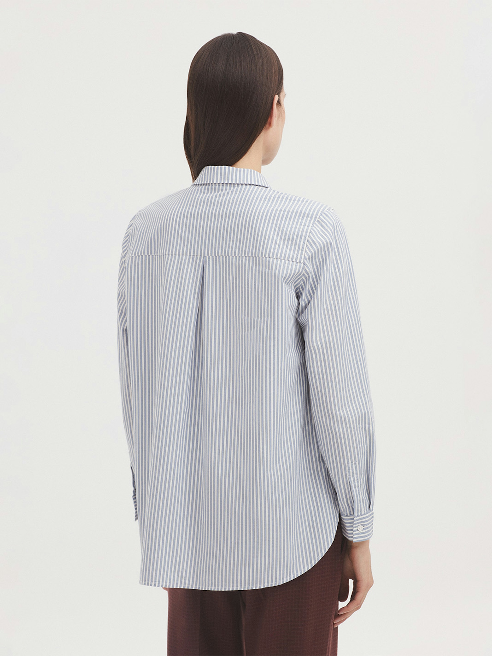 Striped poplin shirt 5