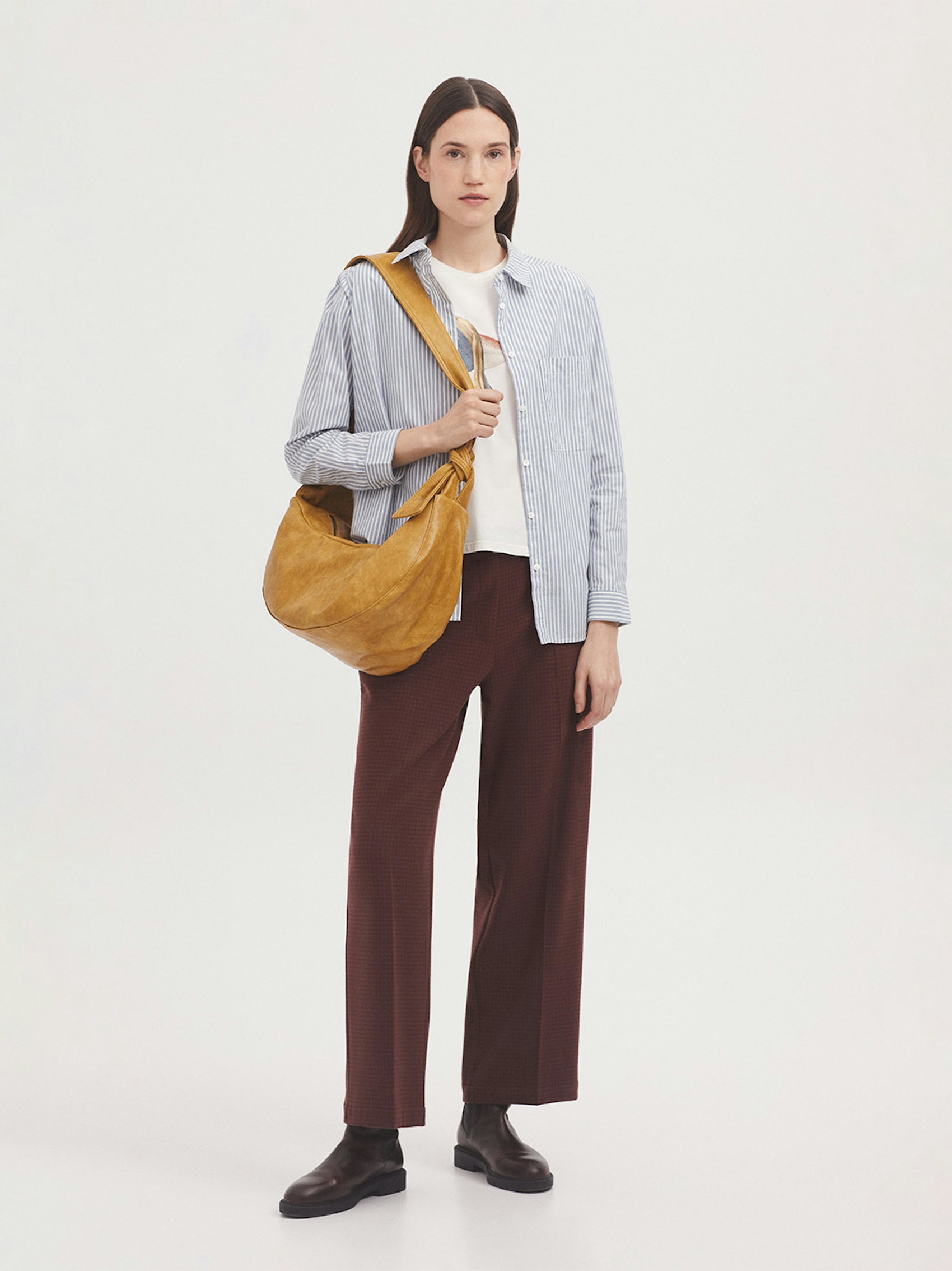 Striped poplin shirt 6