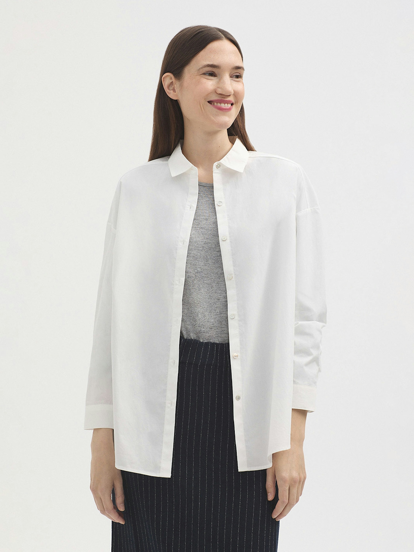 Camisa oversize algodón