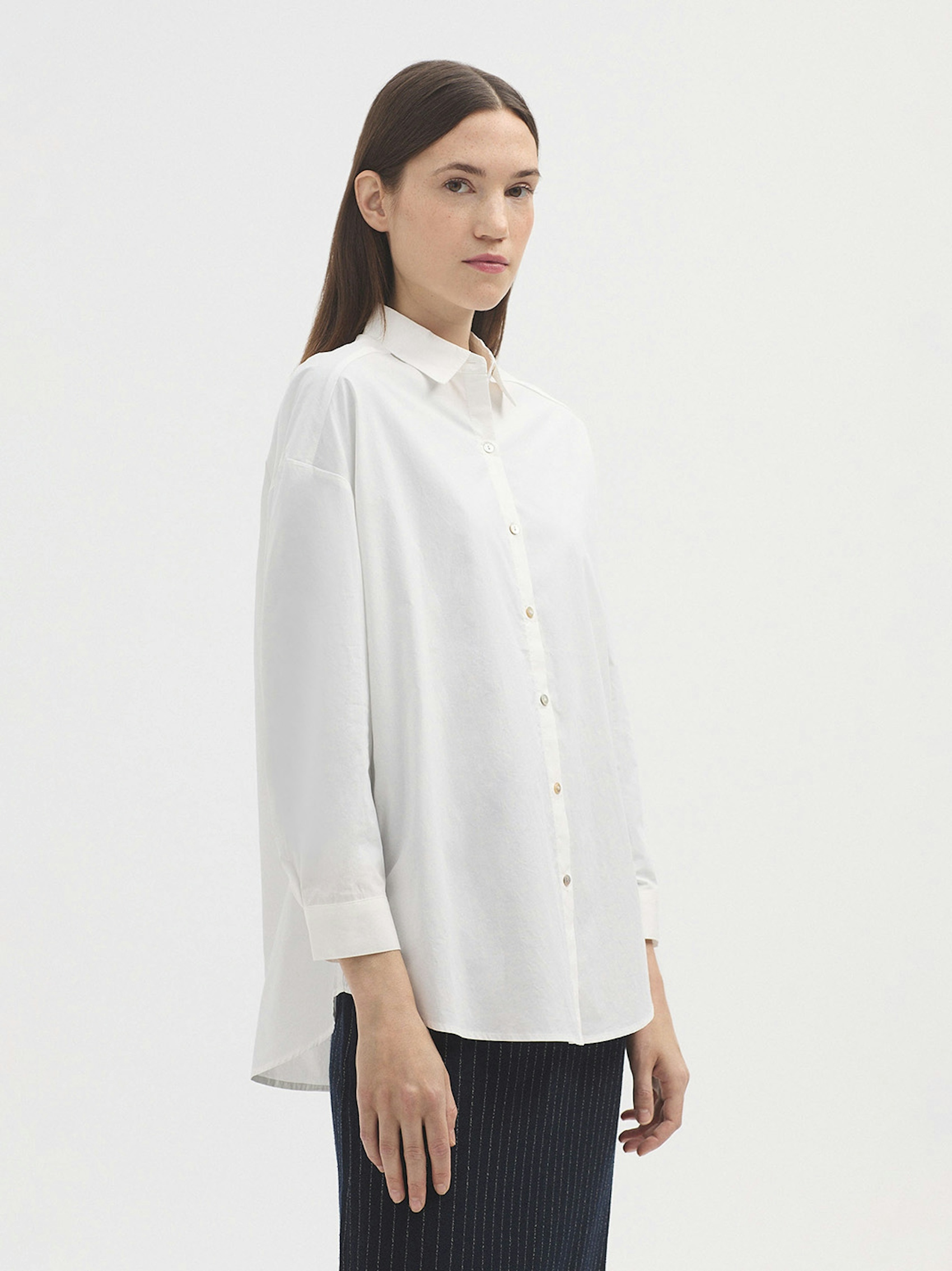 Camisa oversize algodón