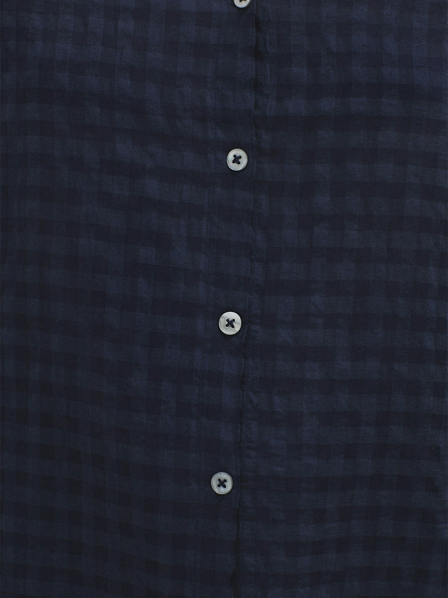 Ruffle neck gingham shirt 3