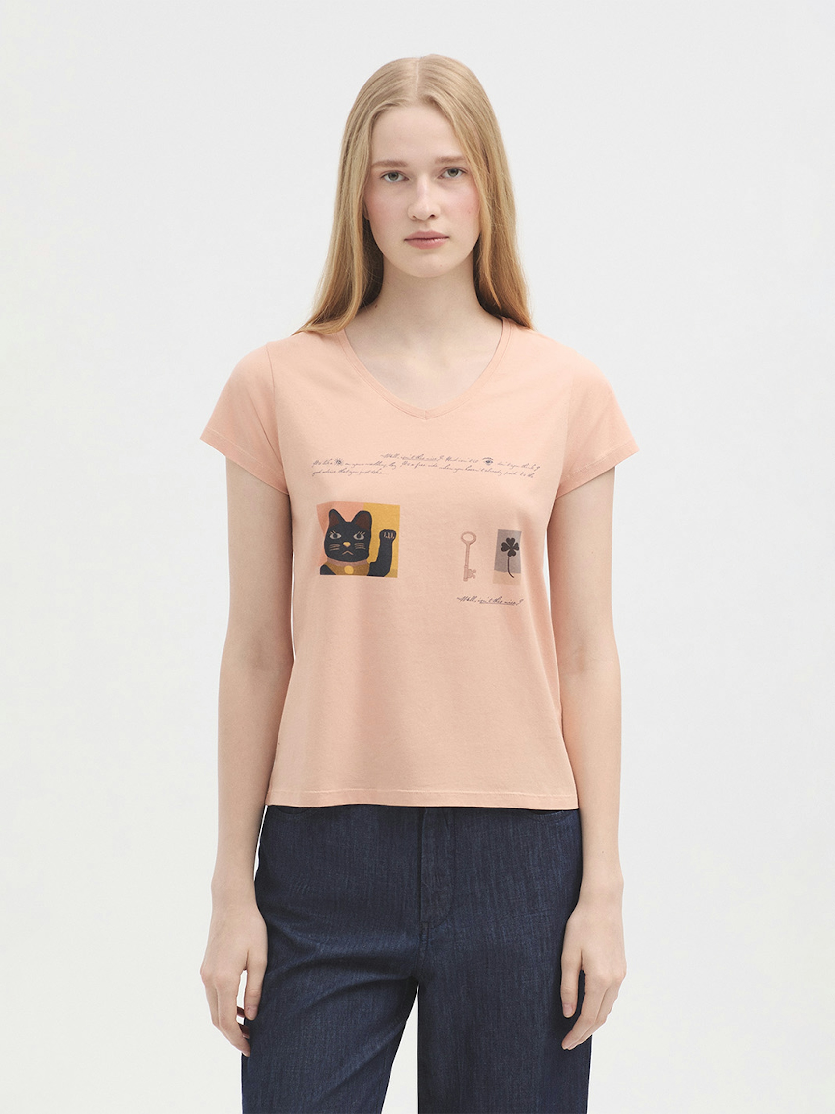 T-shirt Good Luck Letter