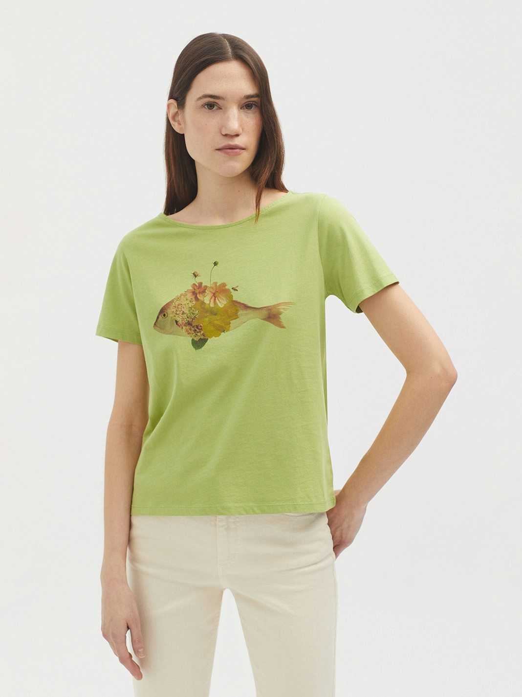 Camiseta algodón Fish