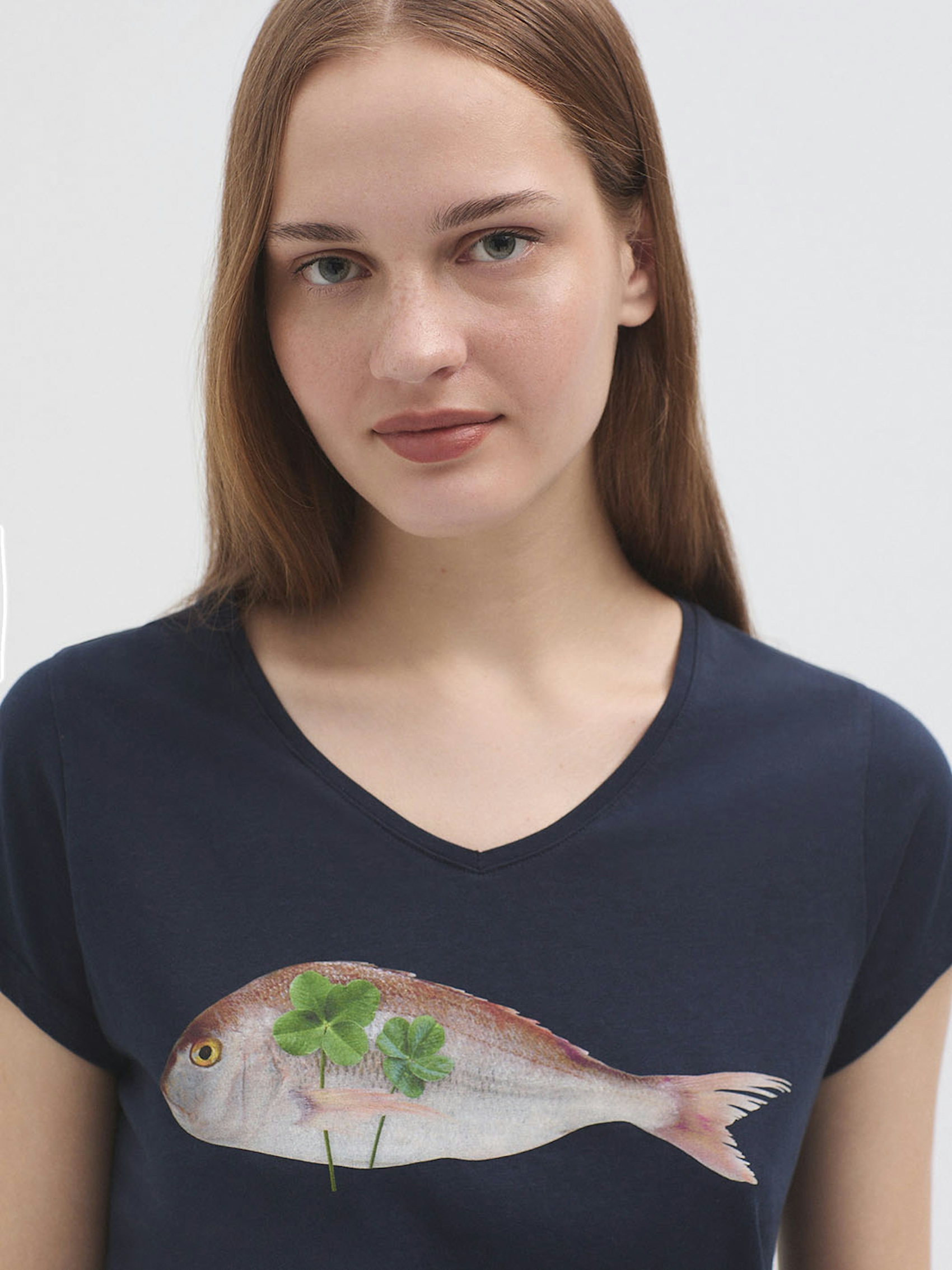 Maglietta cotone Fish