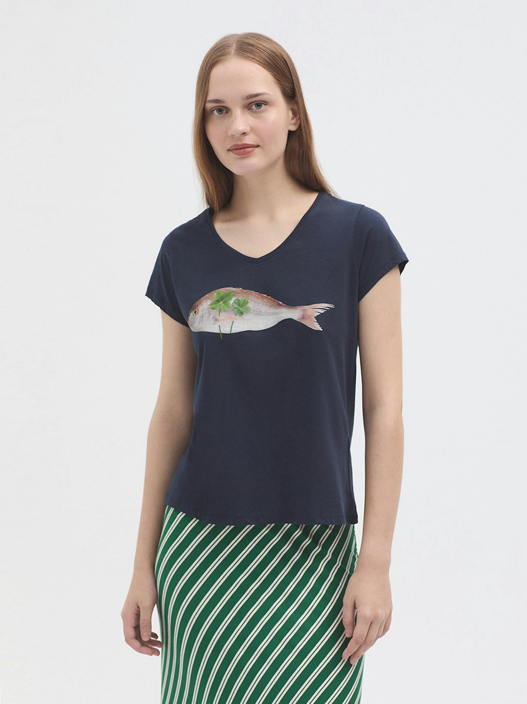 Maglietta cotone Fish