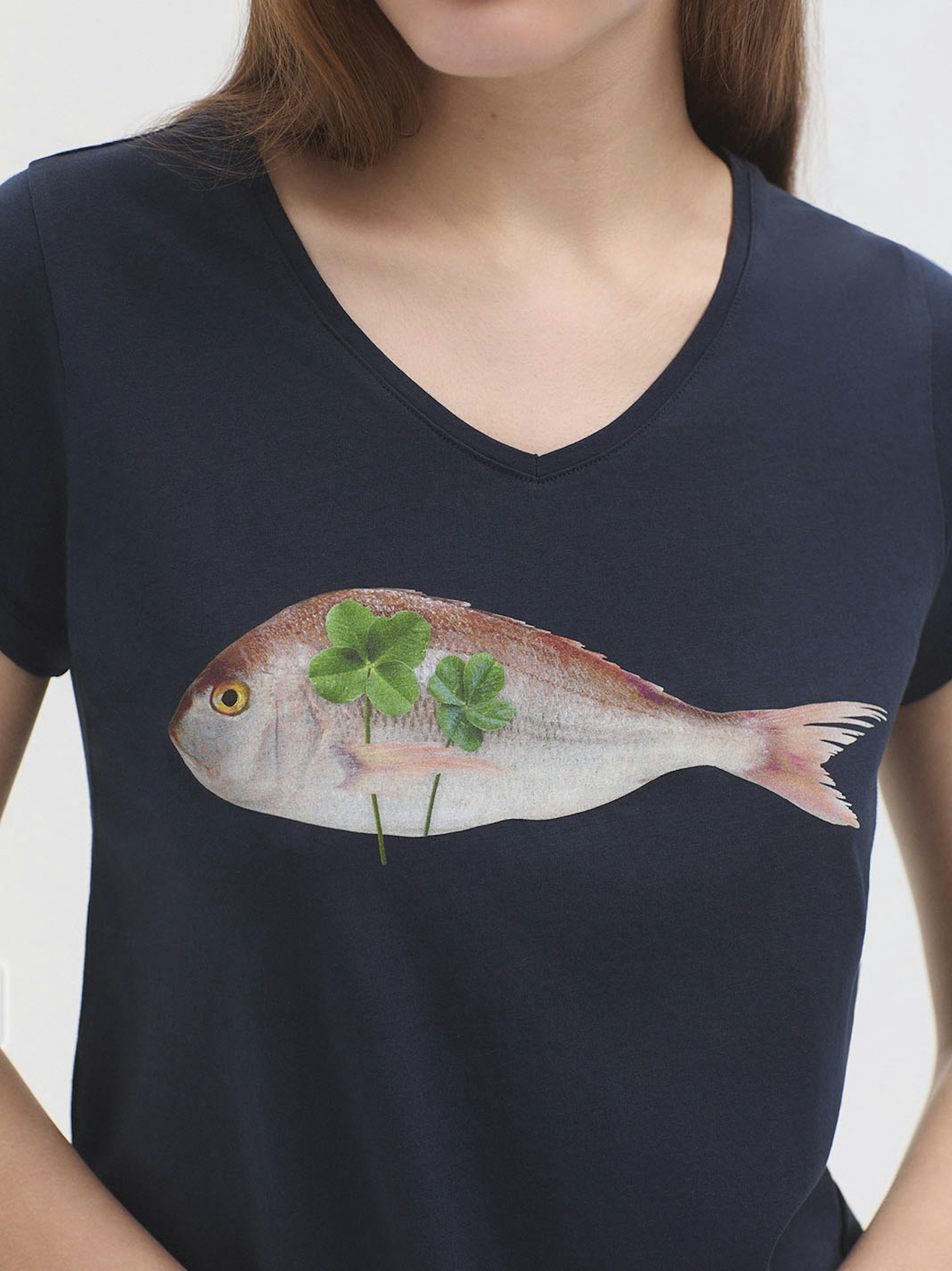 Maglietta cotone Fish