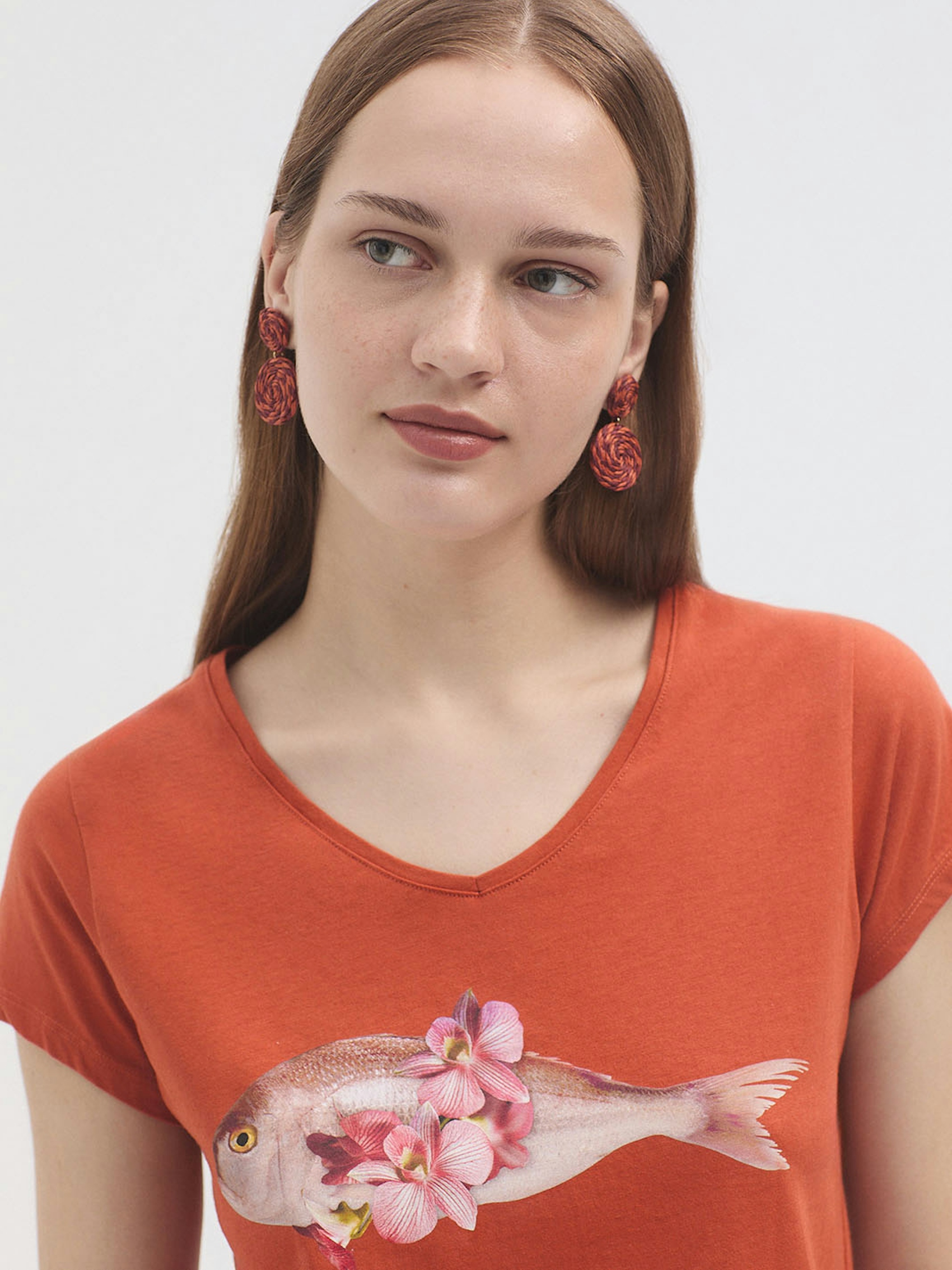 Camiseta algodón Fish
