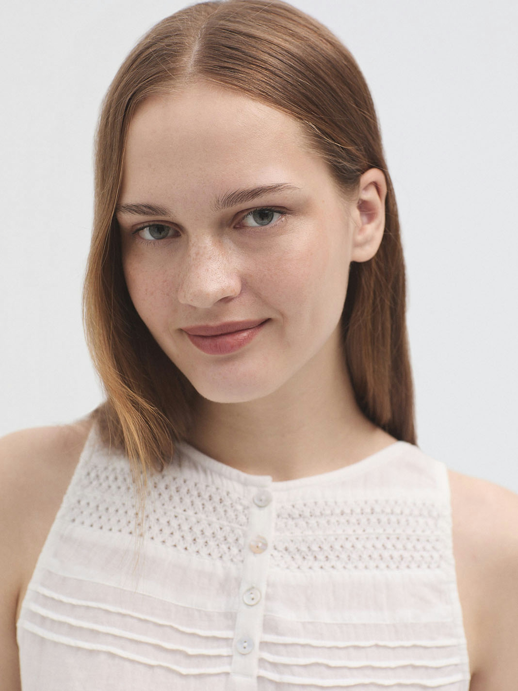 Lace cotton top 1