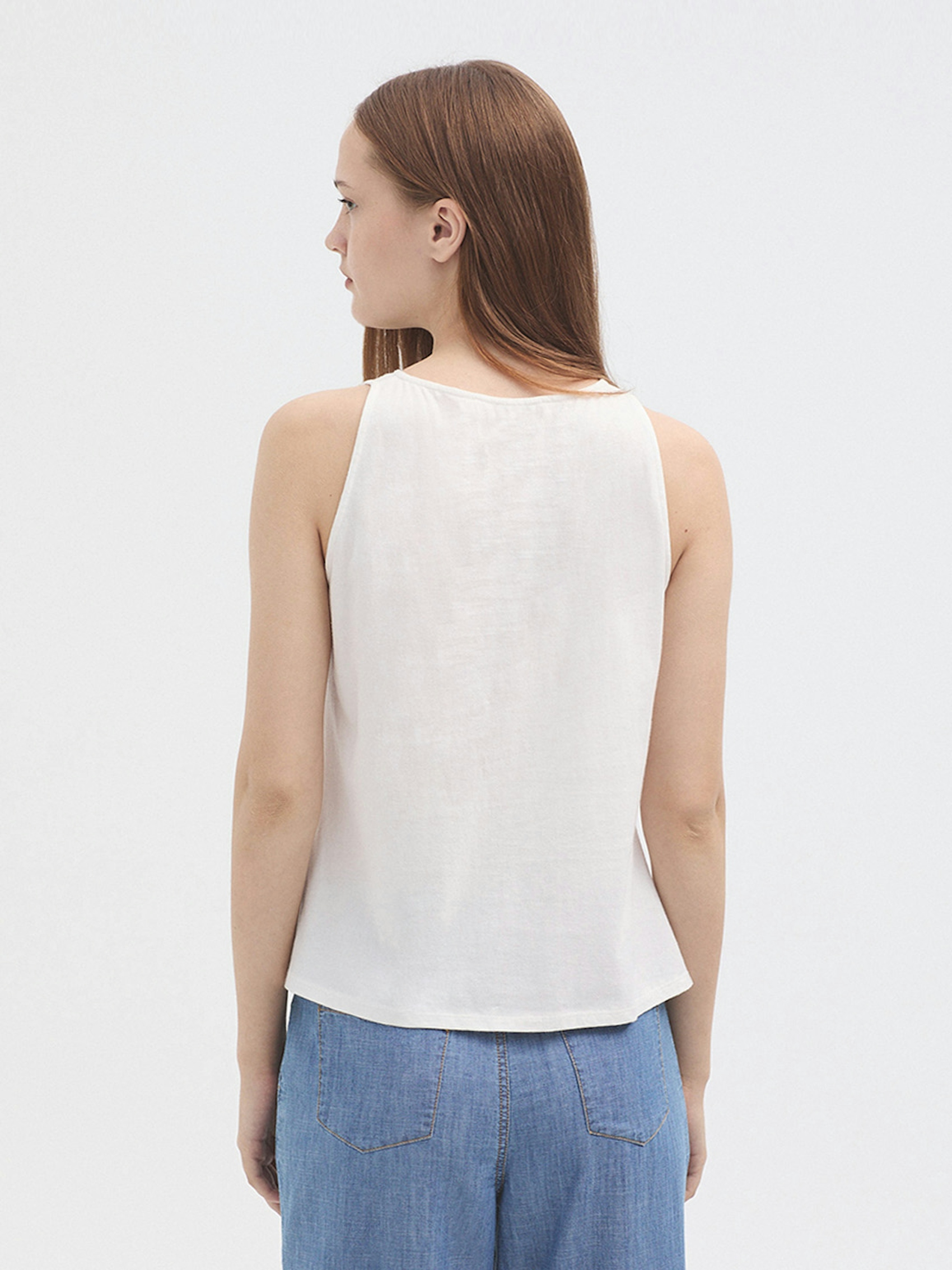 T-shirt coton à bretelles