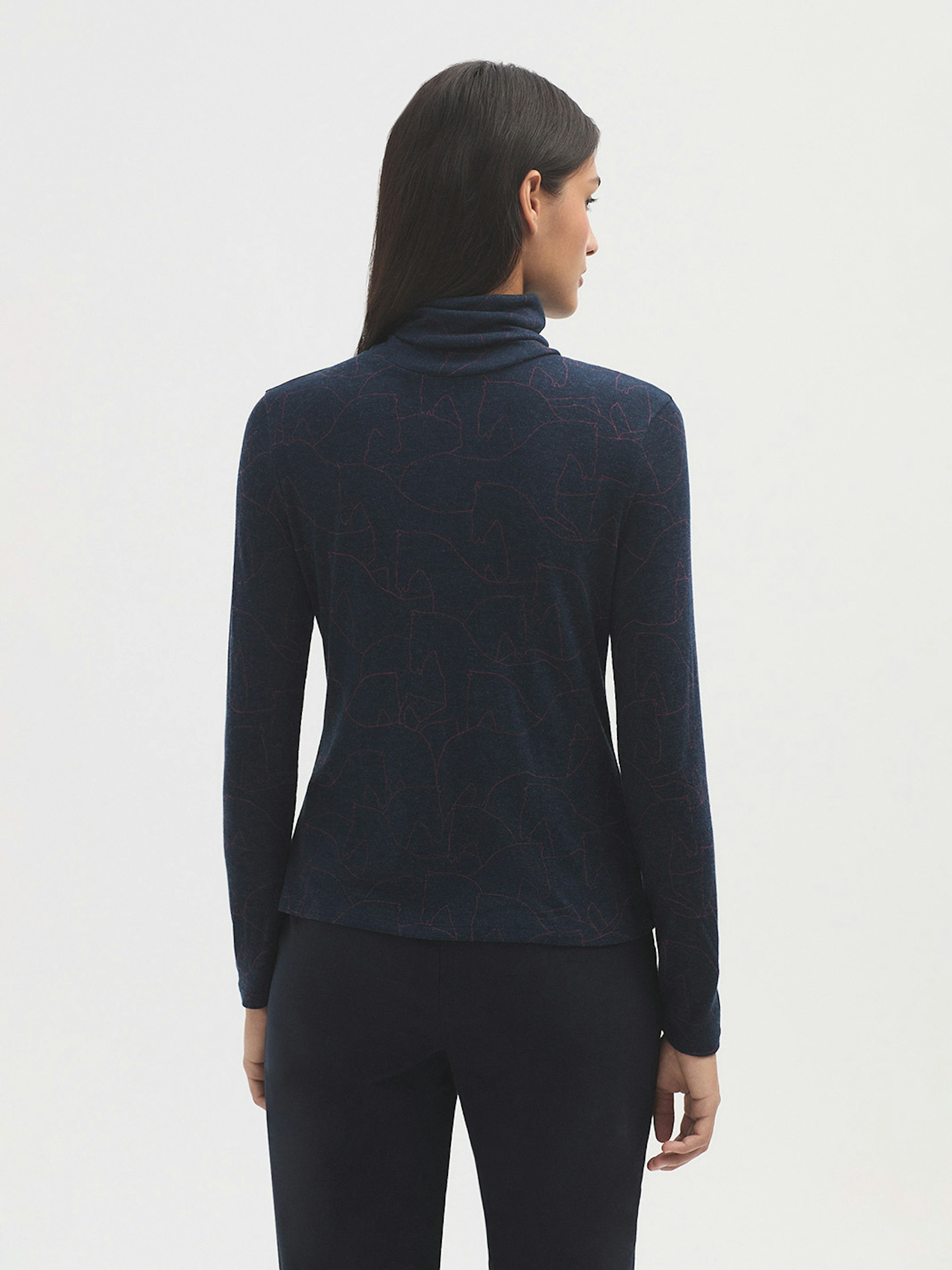 T shirt col Silhouette