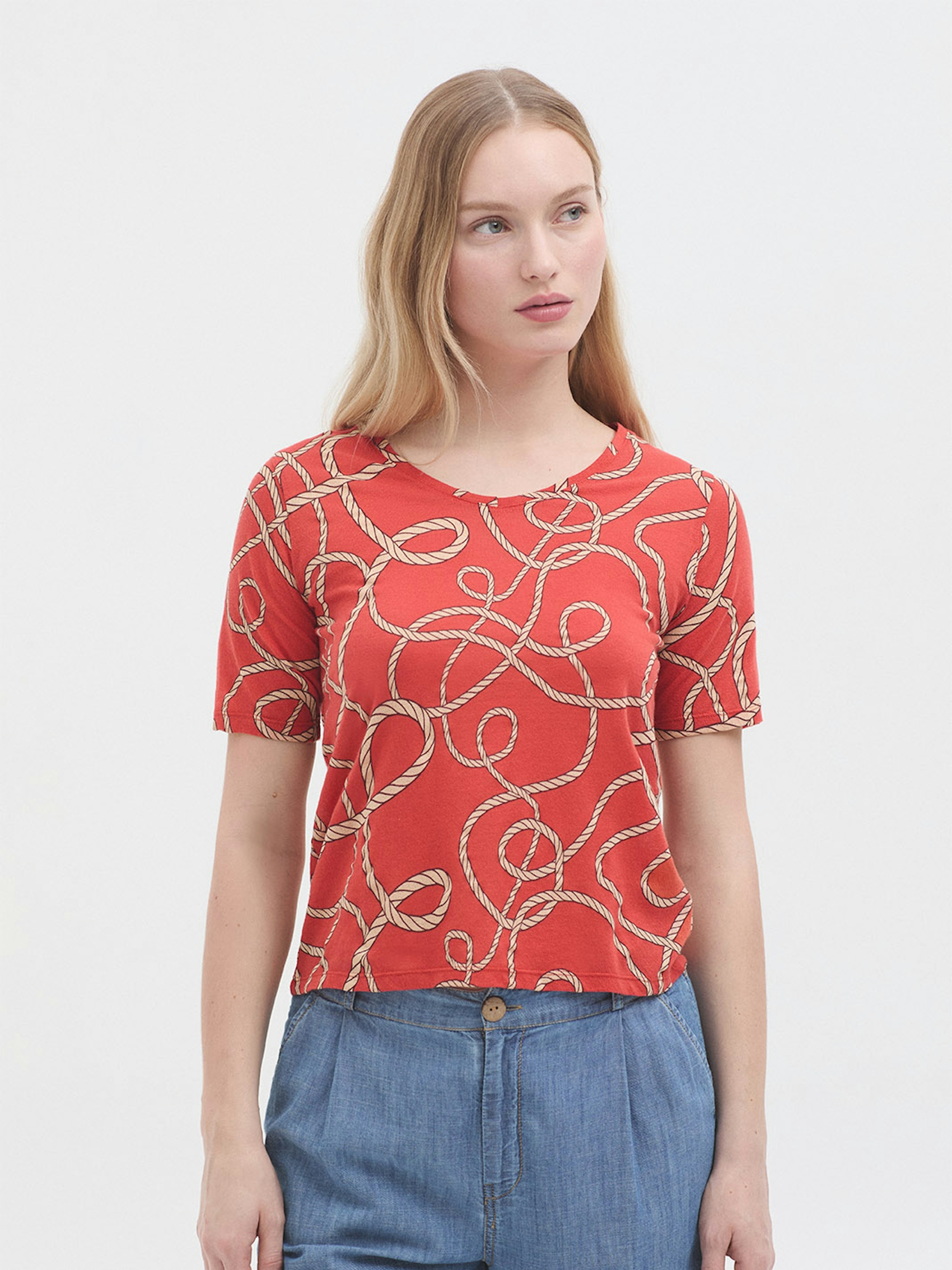 Anchor Ropes foam T-shirt