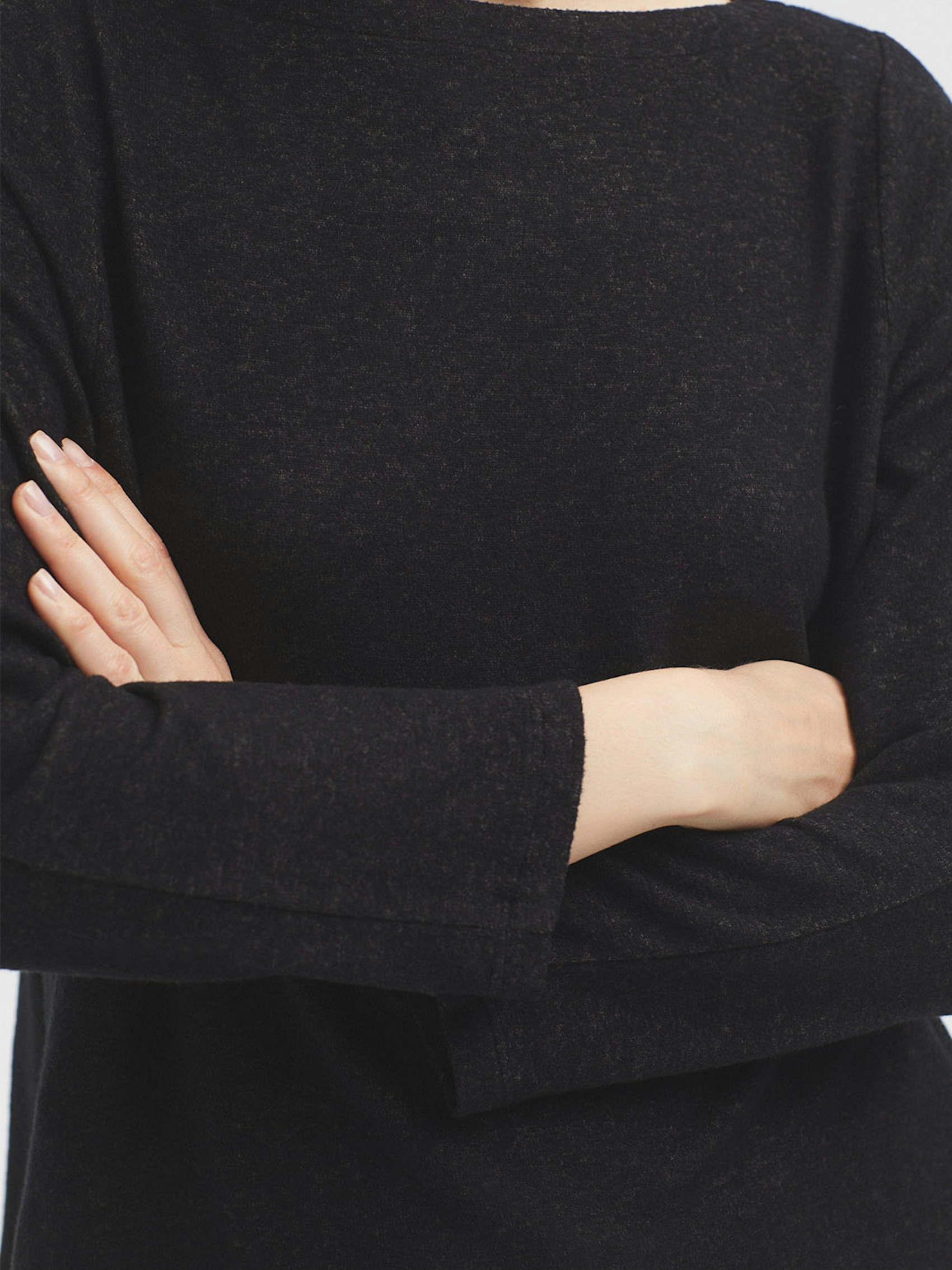Boat neck jumper