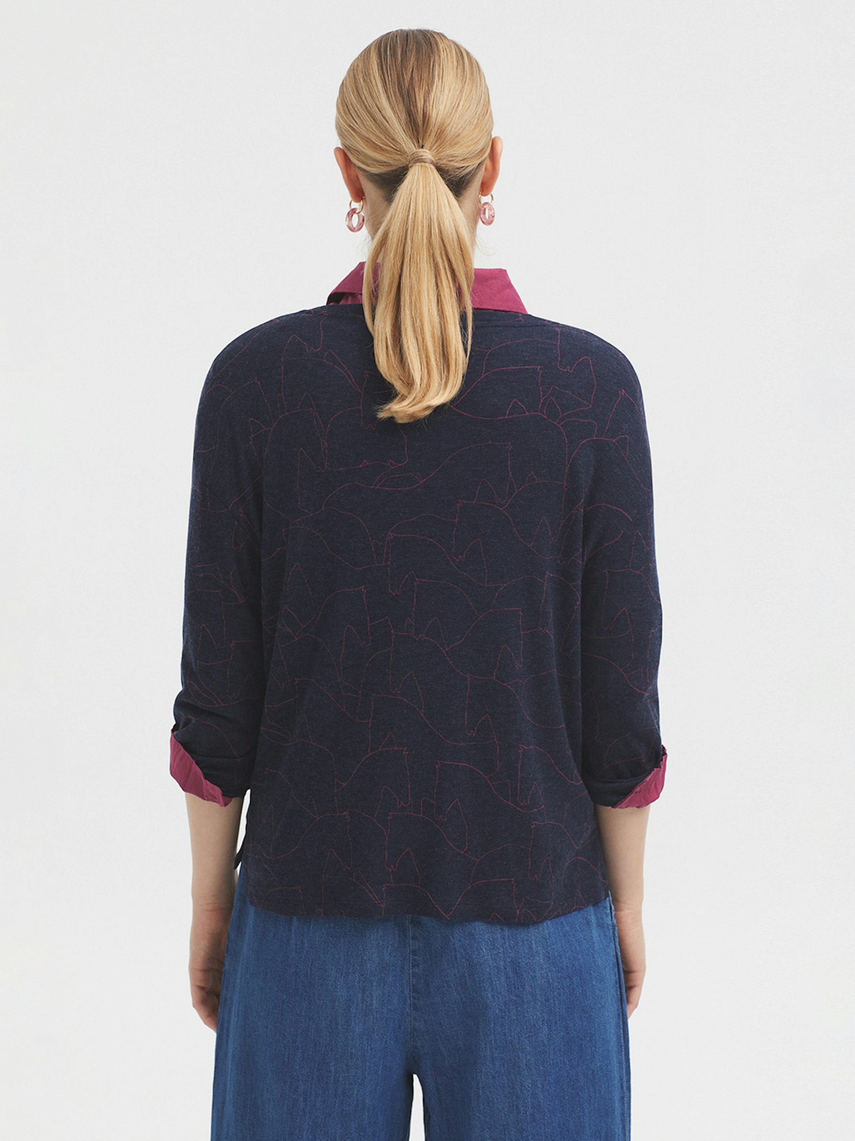 Silhouette wool top