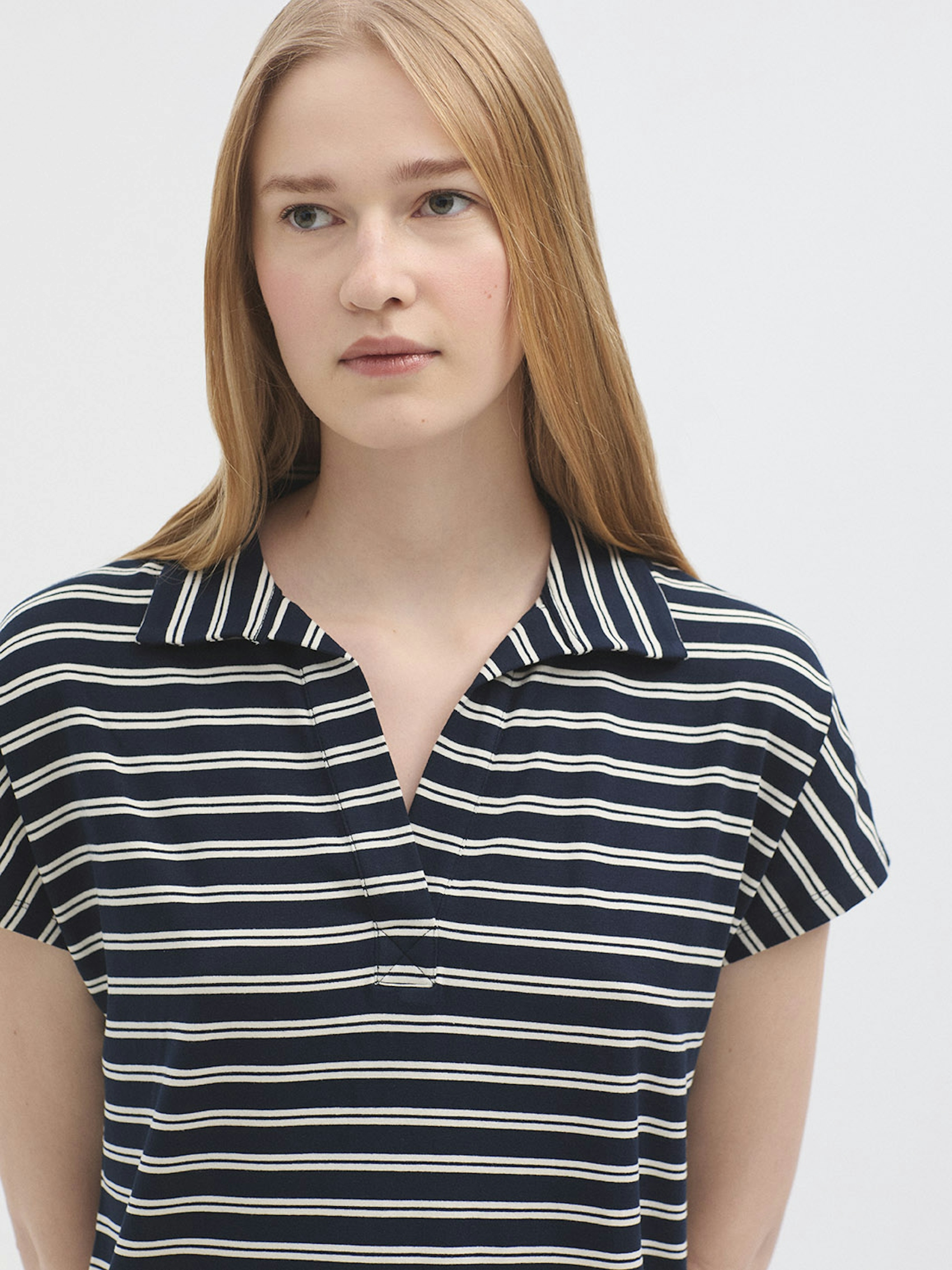 T-shirt polo rayures