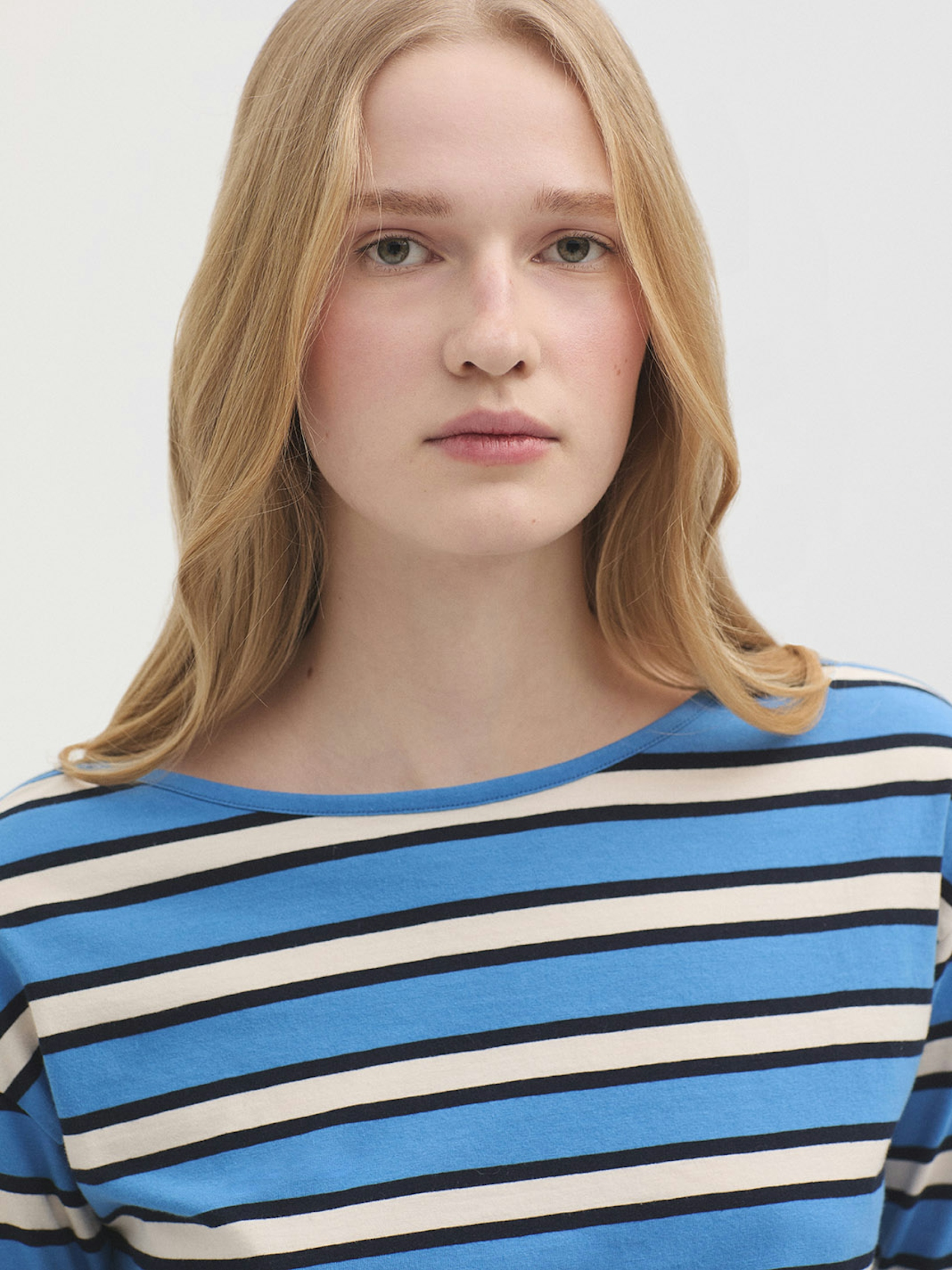 Camiseta rayas escote barco