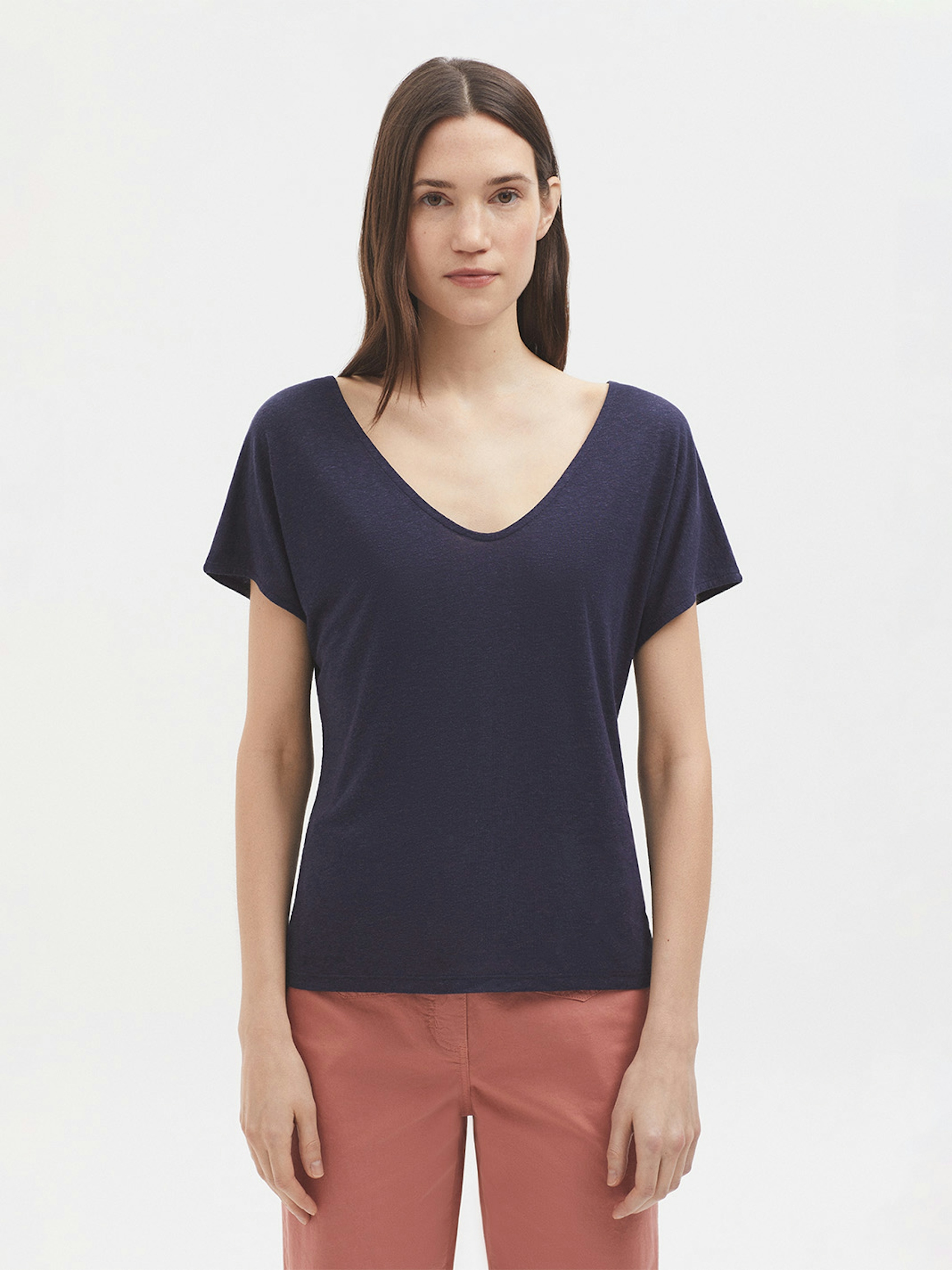 Camiseta reversible lino